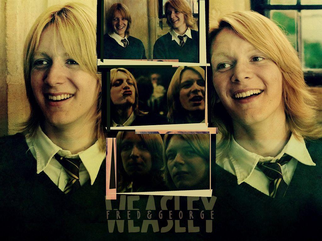 1024x768 Fred & George Weasley and George Weasley Wallpaper