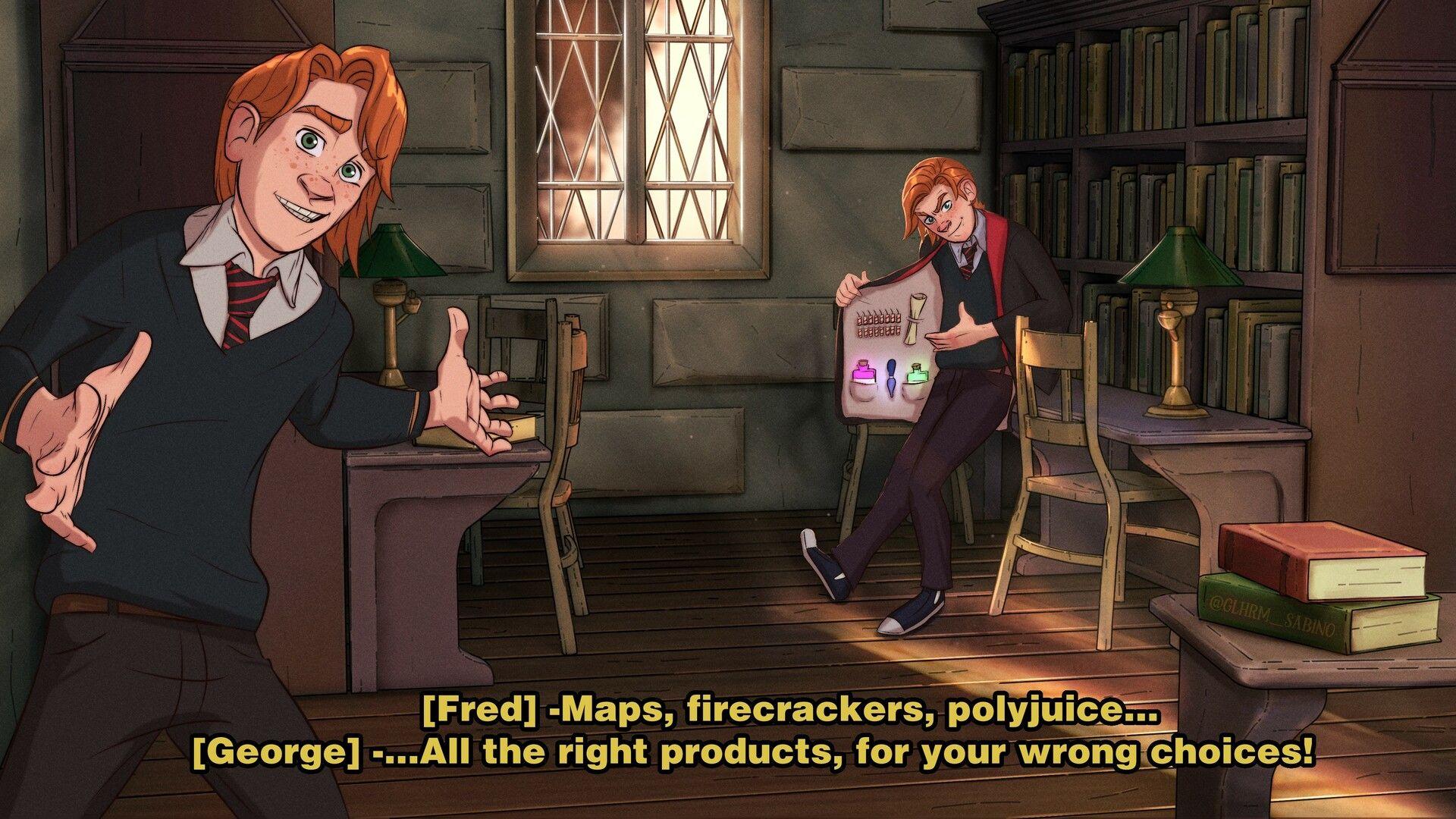 1920x1080 Guilherme Sabino and George Weasley