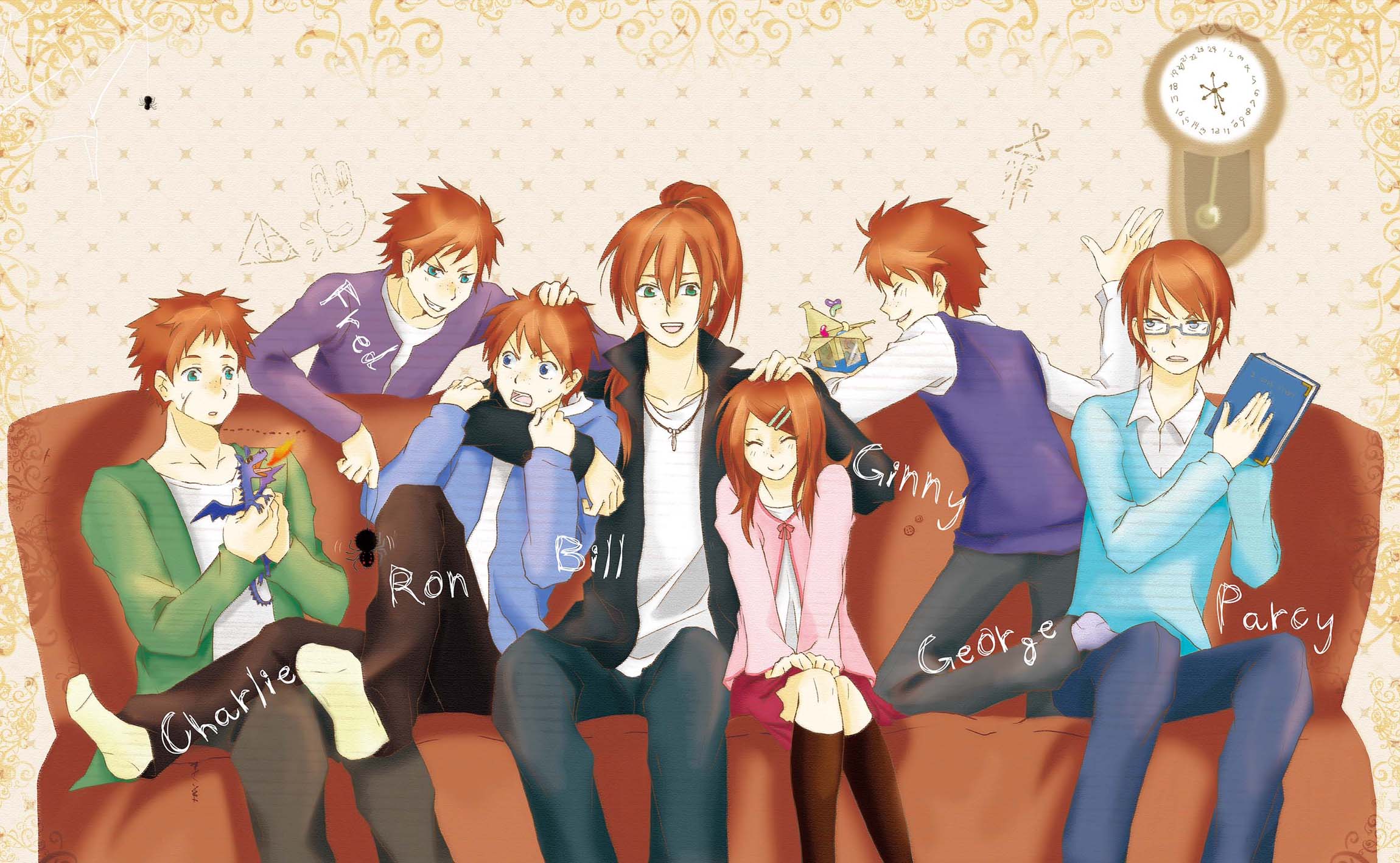 2300x1418 Ron Weasley Anime Wallpaper
