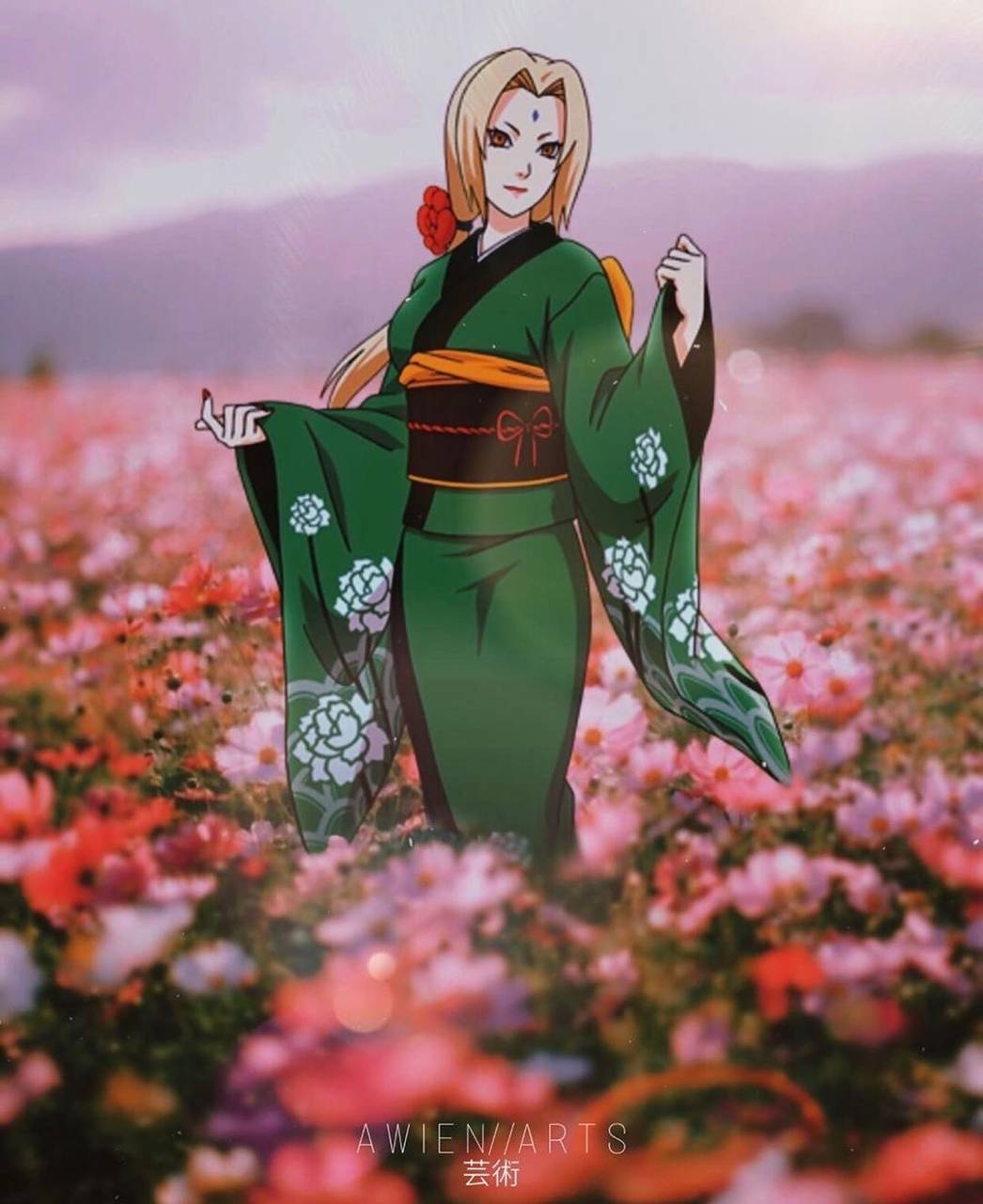 Lady Tsunade Background