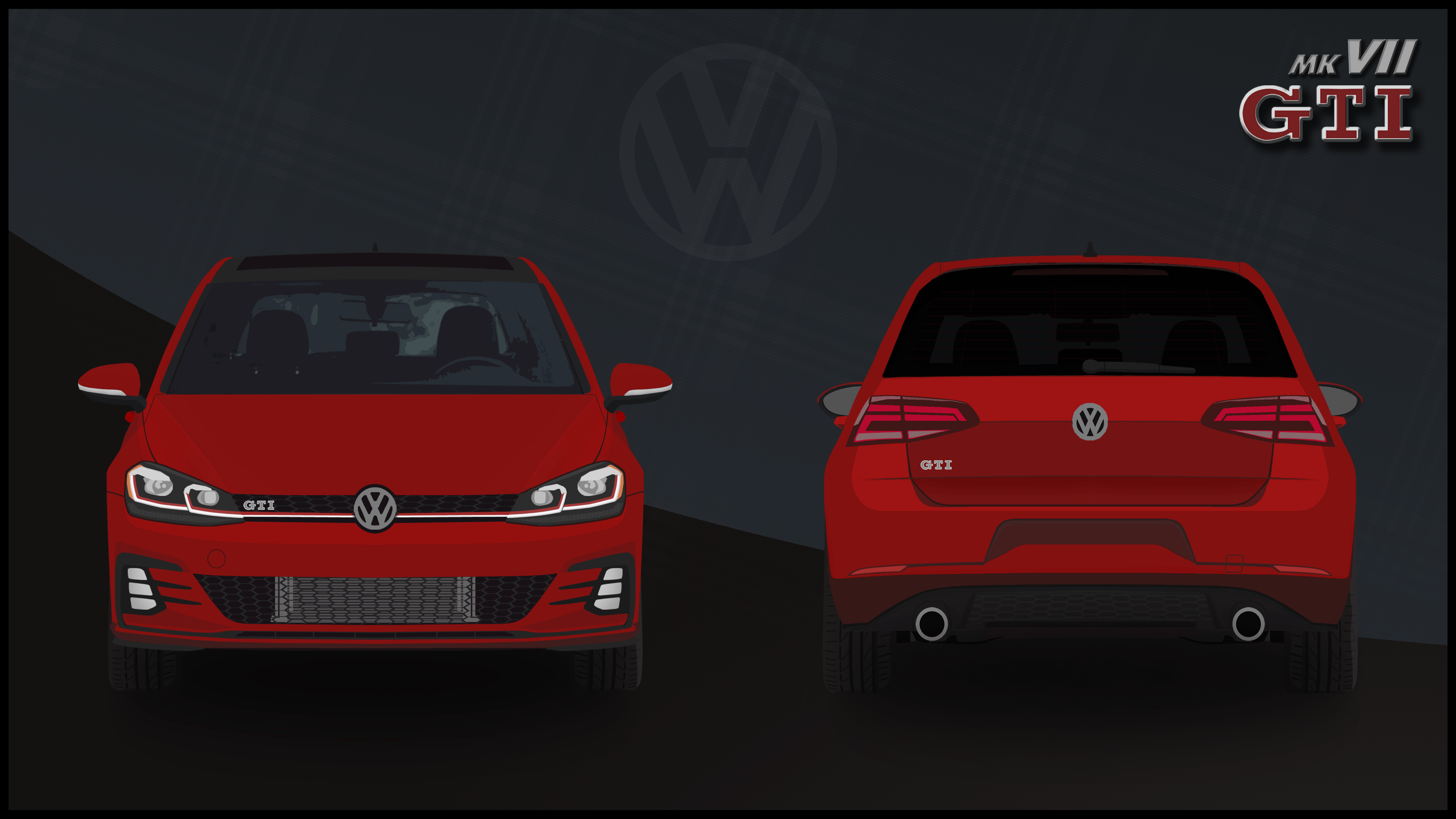 3840x2160 Couldn't find any wallpaper for the Mk7.5 yet so I made my own. Other colors & mobile versions in comments