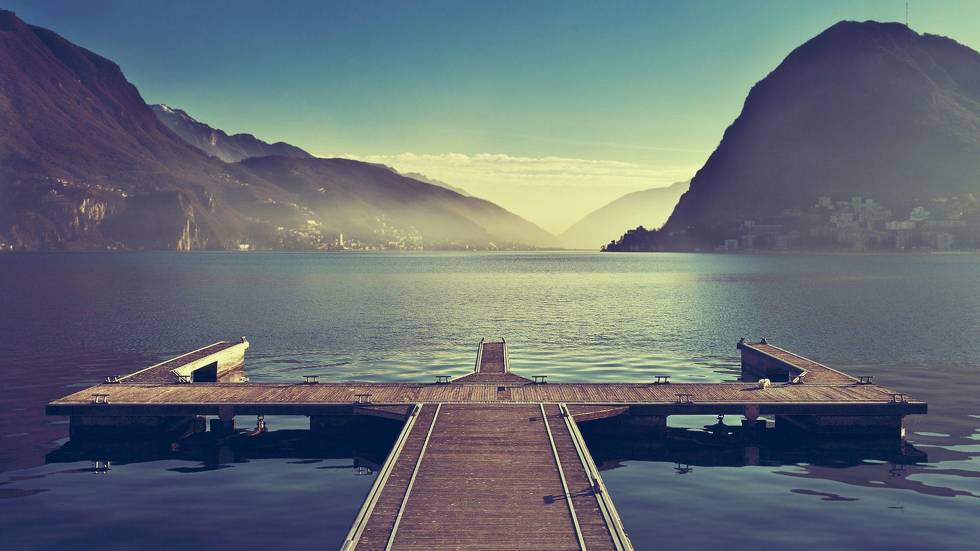 2000x1125 Lugano. Fragments. Tranquillity, Lugano, Lake