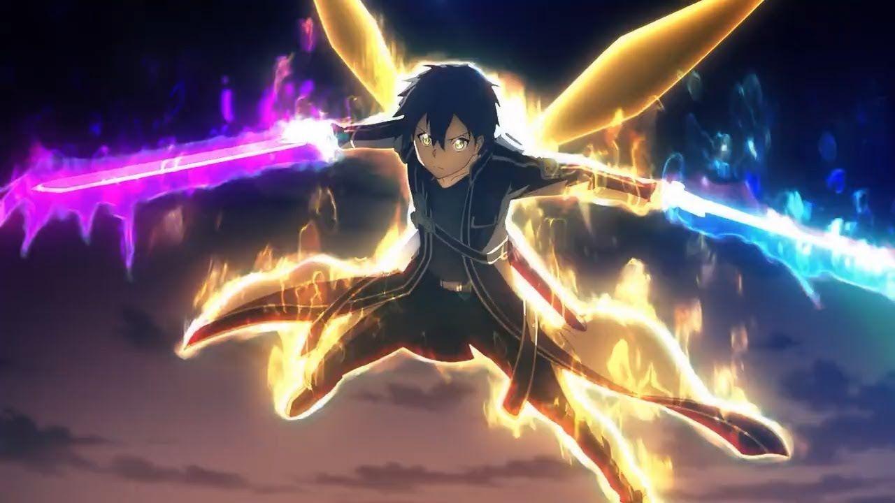 1280x720 Kirito vs Gabriel「AMV」Sword Art Online Alicization of Underworld P. Sword art online poster, Sword art online wallpaper, Sword art
