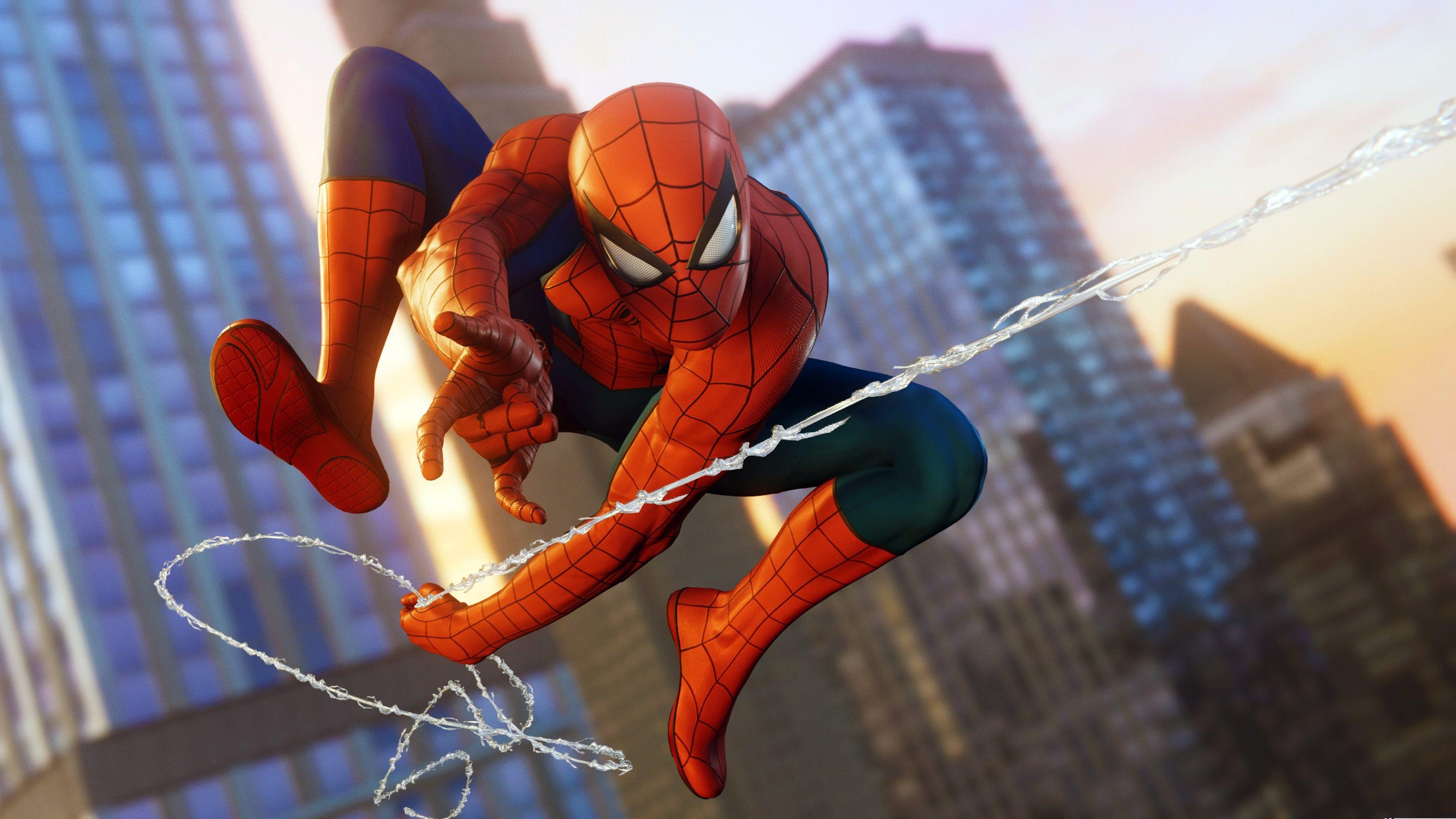 3840x2160 Free Download Marvels Spider Man PS4 Web Swing 4k Ultra HD Wallpaper [3840x2160] For Your Desktop, Mobile & Tablet. Explore Marvel's Spider Man Wallpaper. Marvel's Spider Man Wallpaper, Spider Man Wallpaper