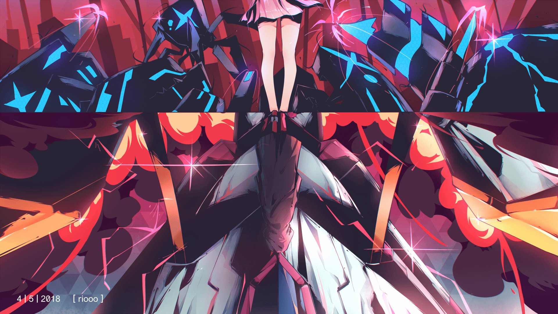 1920x1080 Strelizia Darling In The Franxx Zero Two Darling In The Franxx Wallpaper:1920x1080