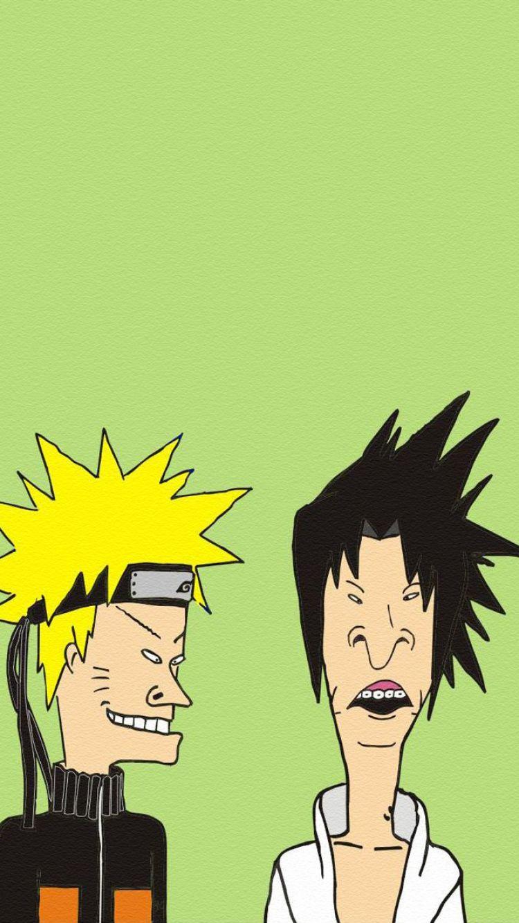 750x1334 Beavis And Butt Head, Naruto, Art