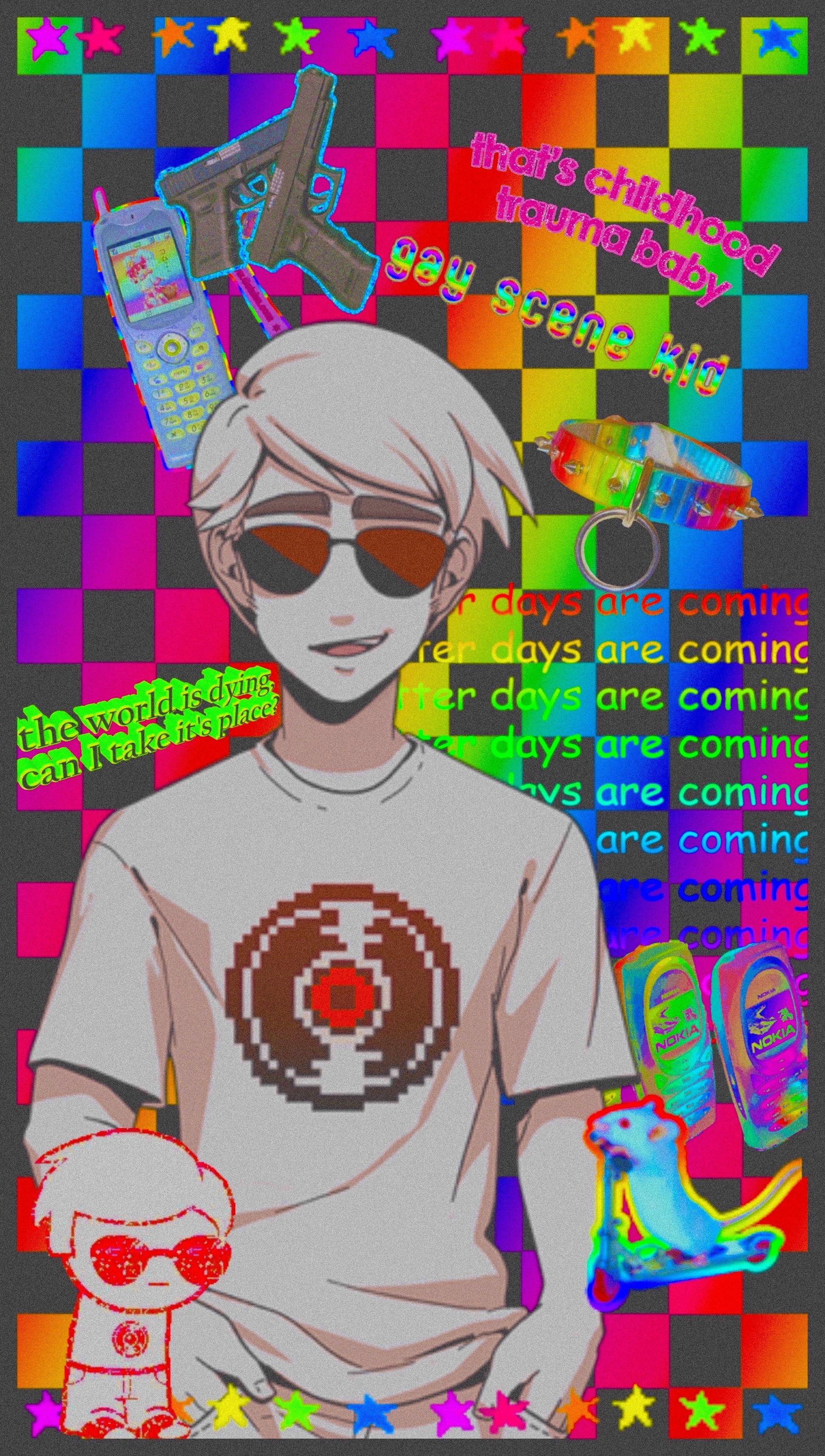 1947x3436 homestuck davestrider scenecore Image