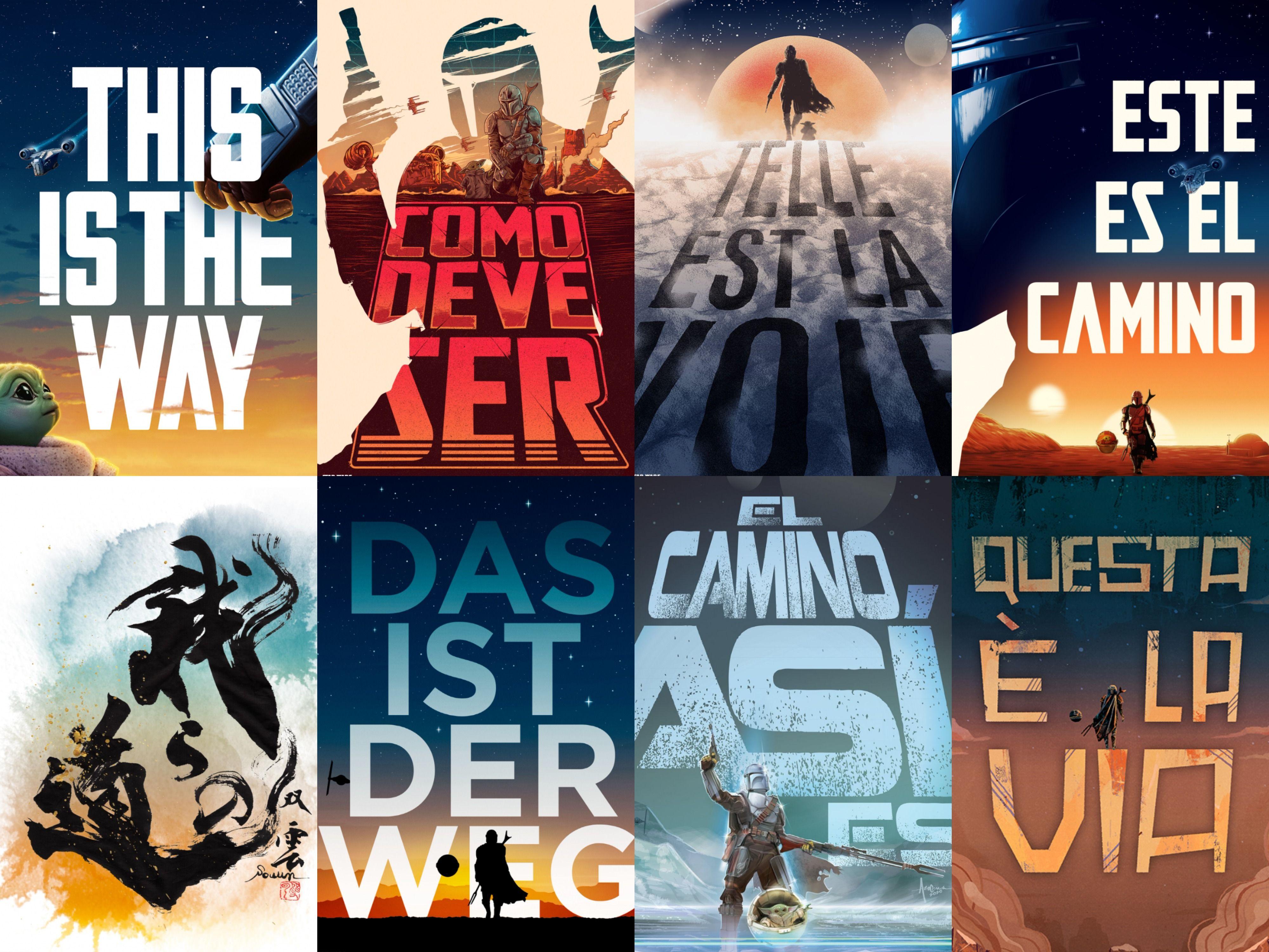 4000x3000 The Mandalorian Season Two: This Is The Way Multi Language Wallpaper [Mini Set B]