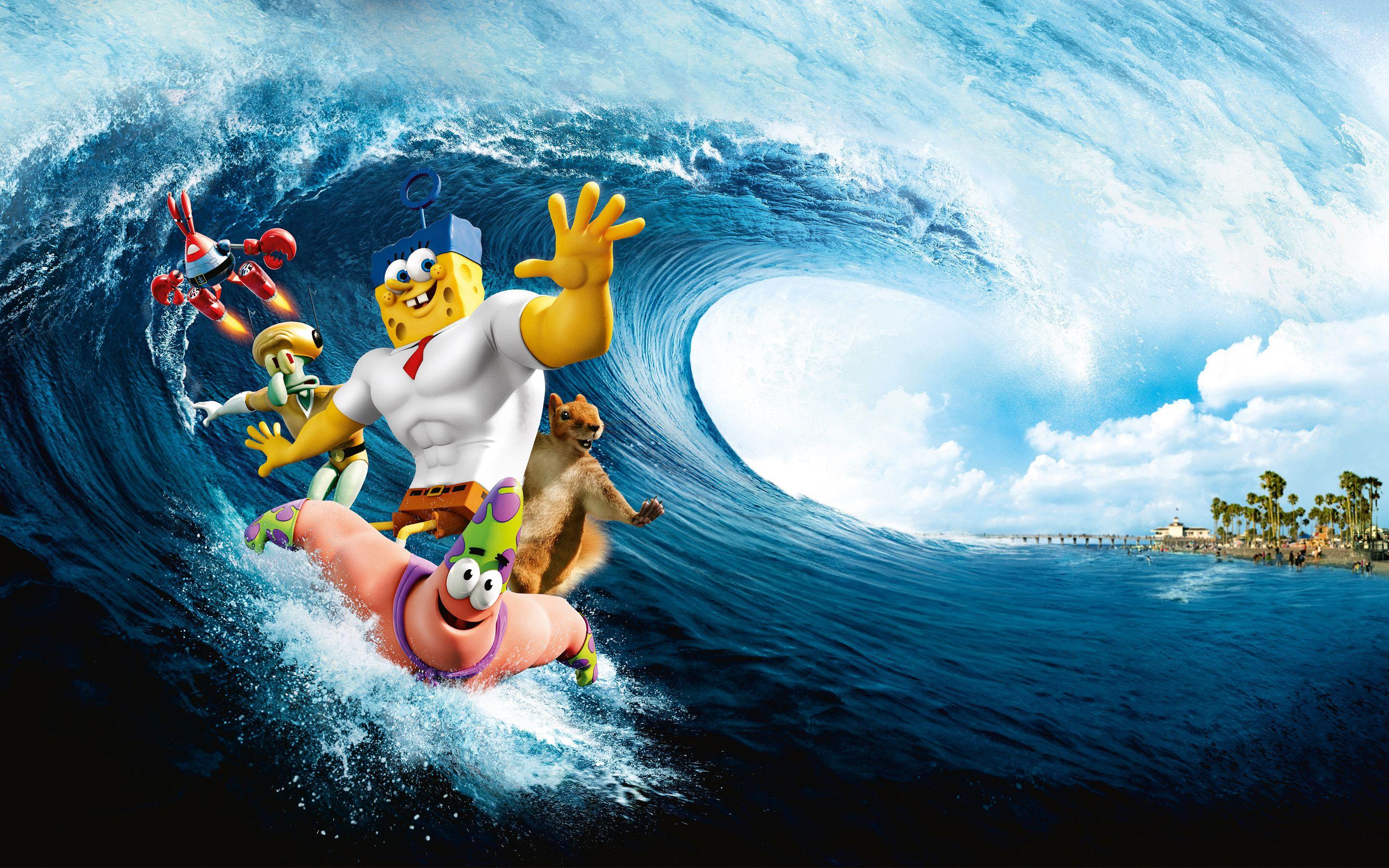 2880x1800 The SpongeBob Movie Sponge Out of Water Wallpaper. HD Wallpaper