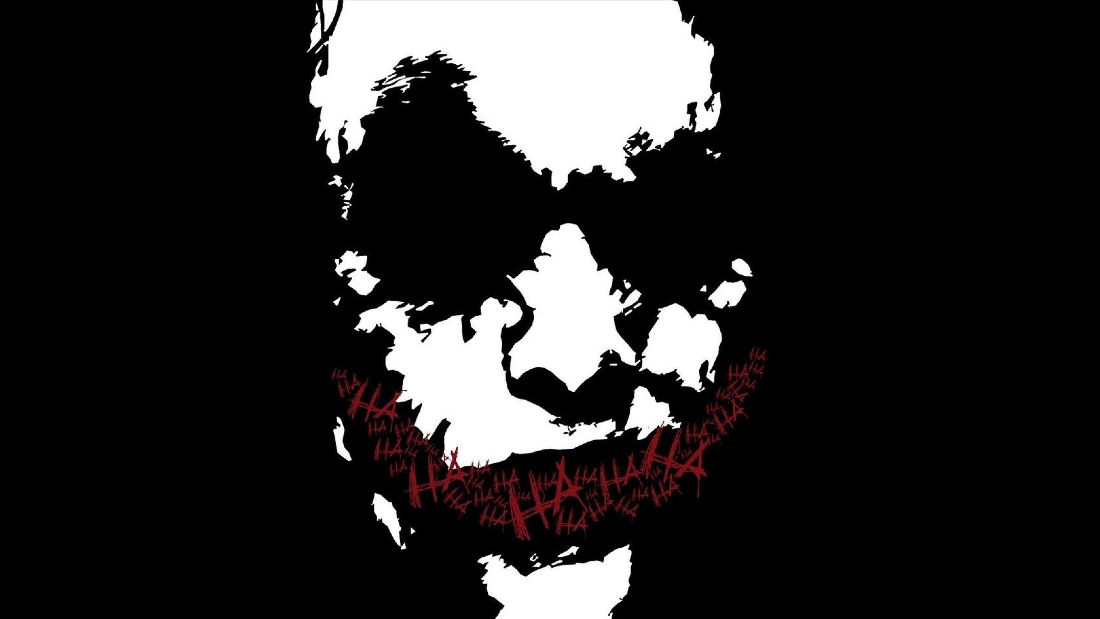 3840x2160 Preview Wallpaper Joker, Drawing, Emotion, Dark Humor Dark Knight Drawing