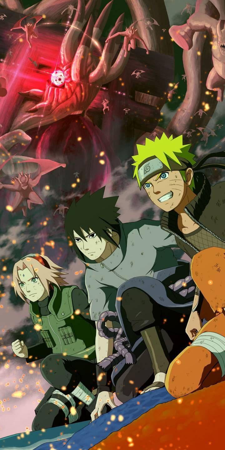 720x1440 Sakura And Sasuke Wallpaper