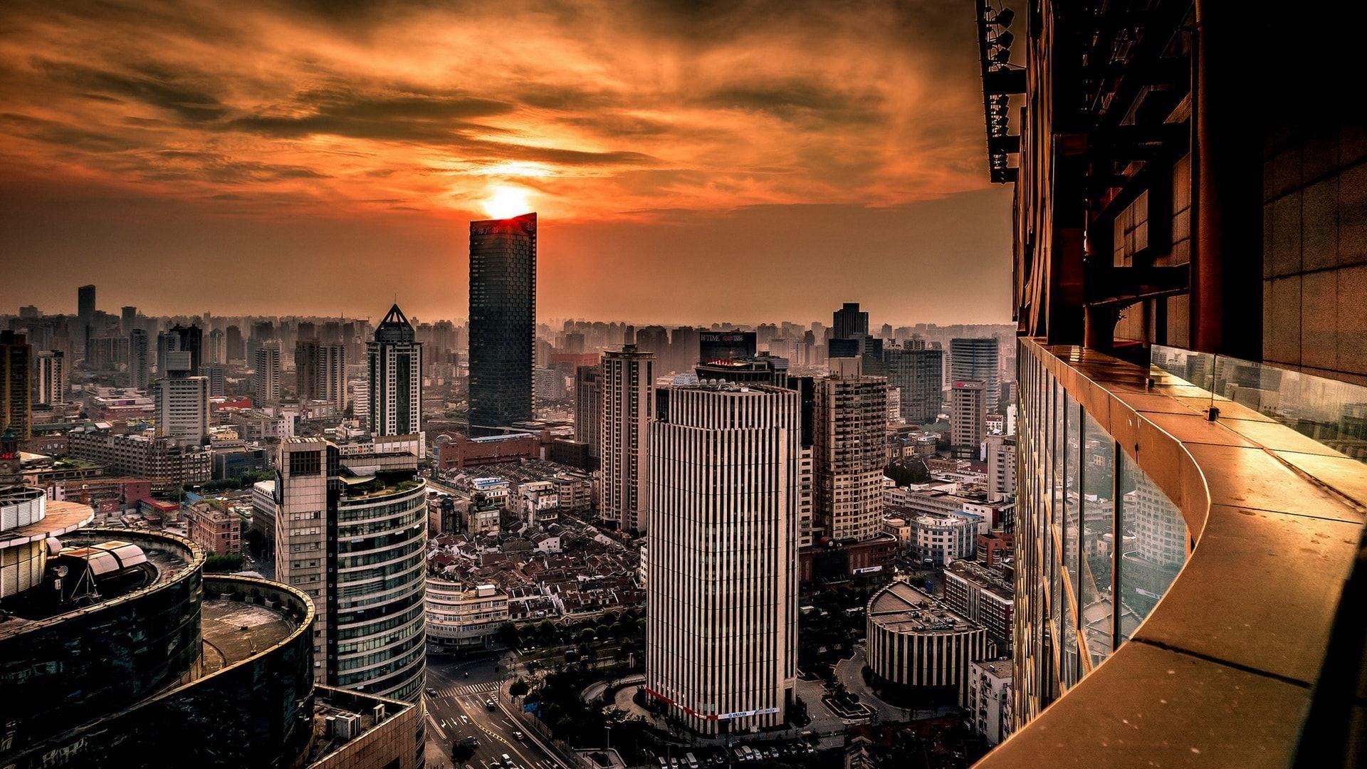 1920x1080 Shanghai HD Desktop