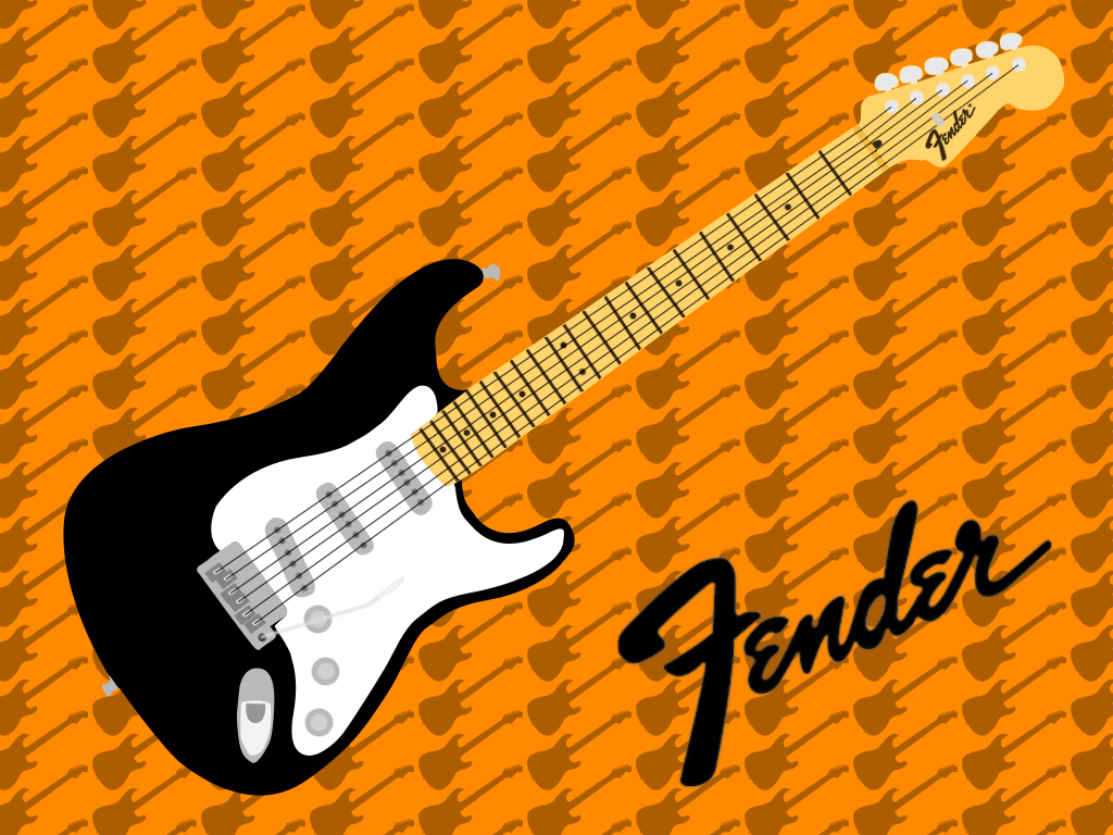 1024x768 Fender Guitar Wallpaper For Desk HD Wallpaperpng Stratocaster American Vintage 57 Black HD Wallpaper