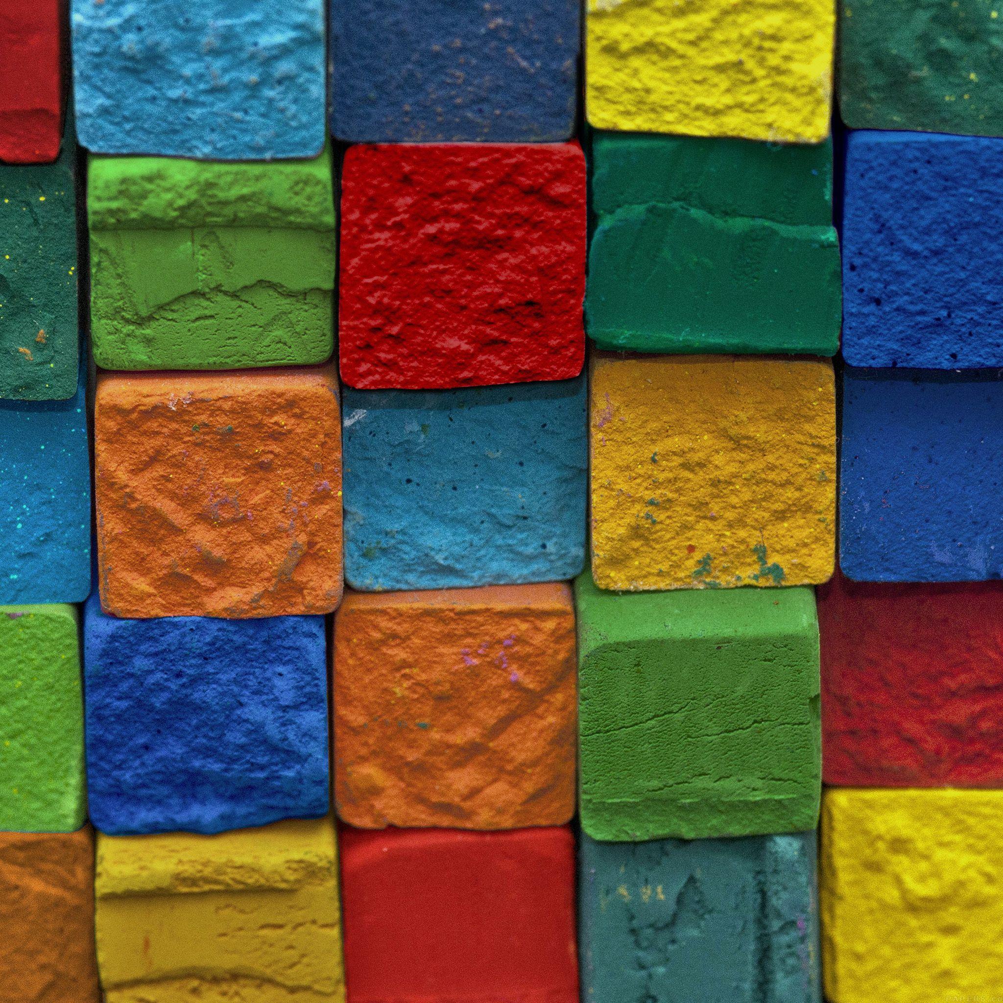 2048x2048 Color Block Art Pattern