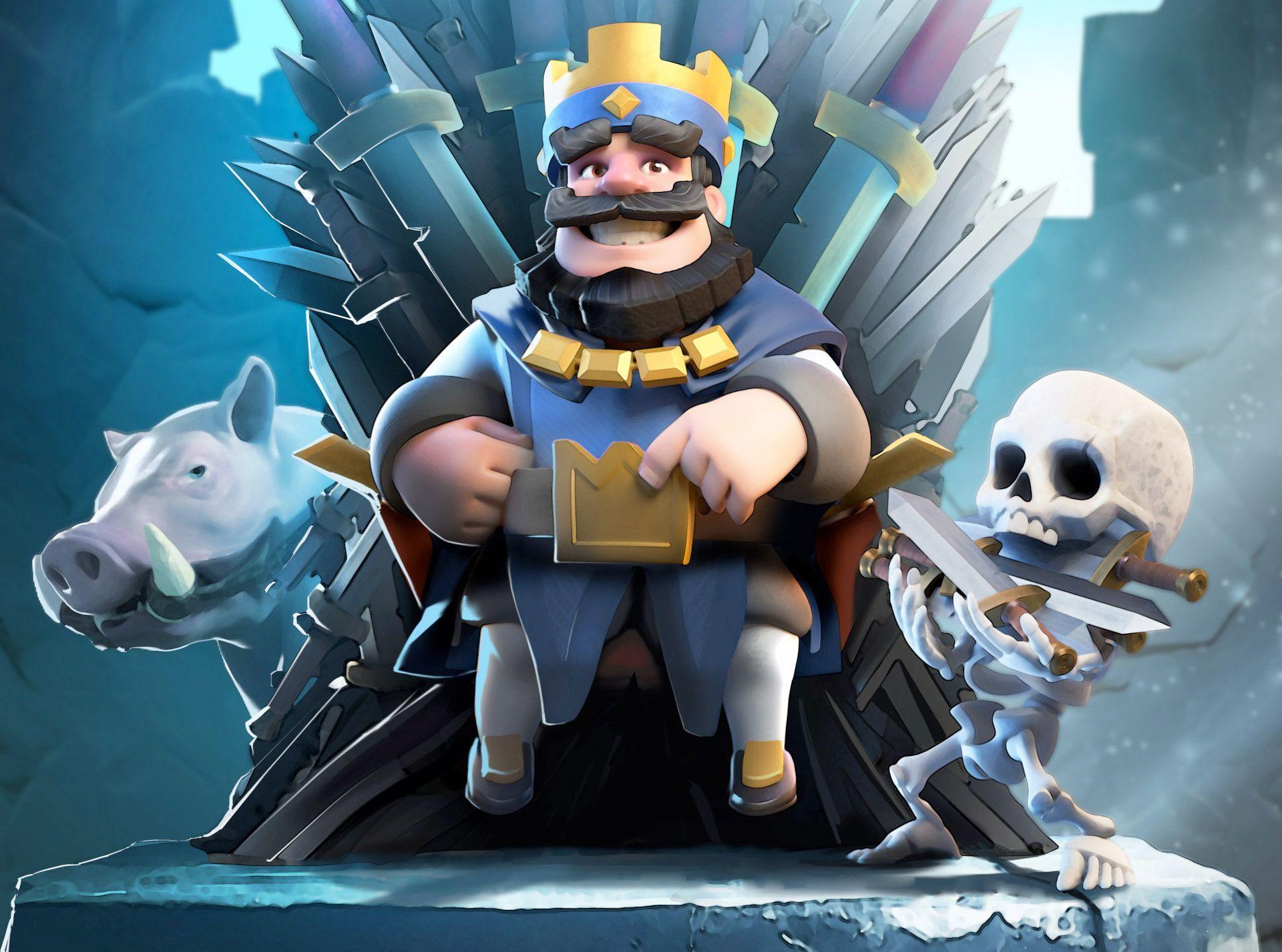 1920x1427 4k clash royal. Clash Royale Blue King HD, HD Games, 4k Wallpaper, Image. Clash royale wallpaper, Clash royale, Royal wallpaper