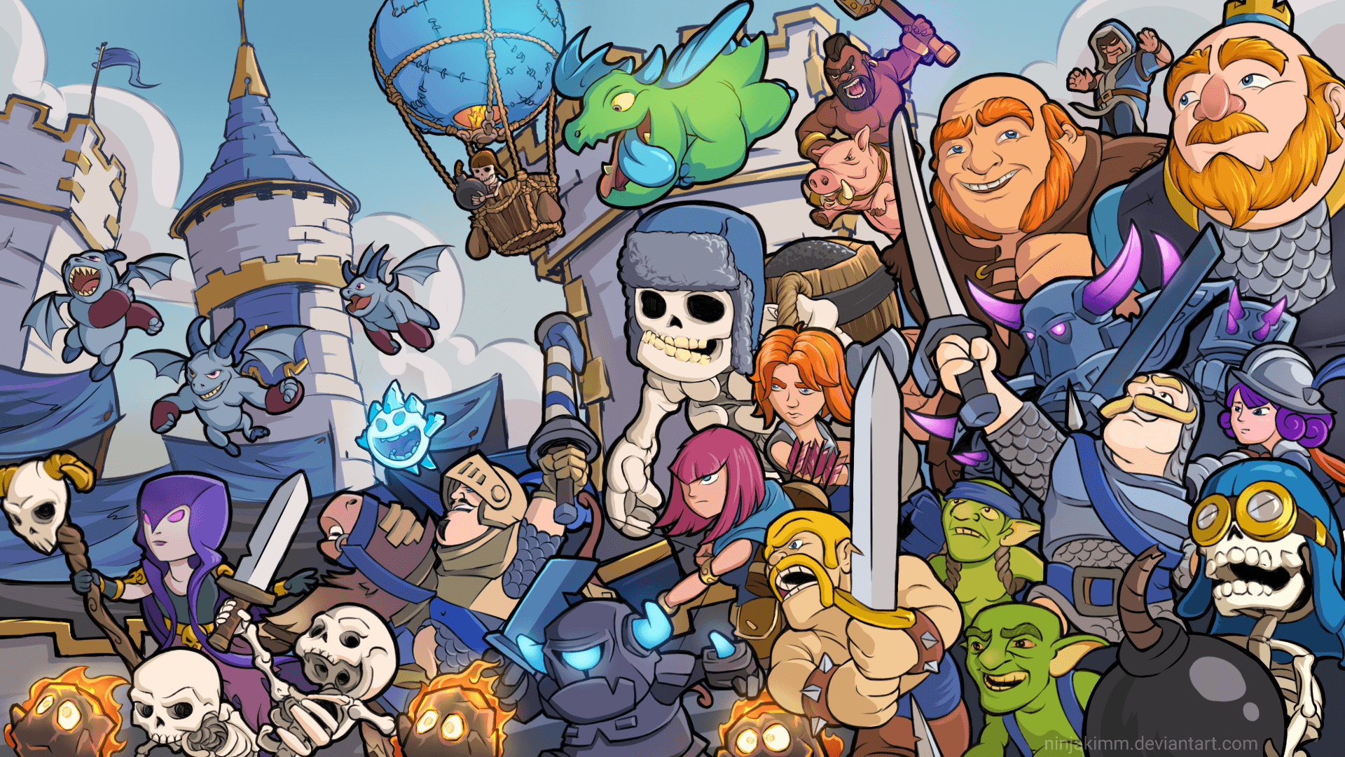 1920x1080 Arenas Clash Royale Wallpaper