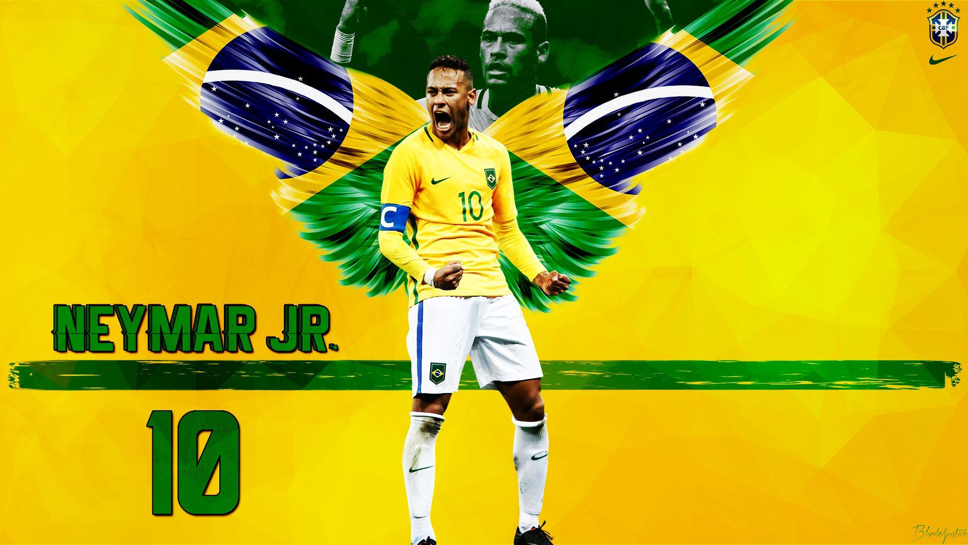 1920x1080 Neymar Brazil Wallpaper