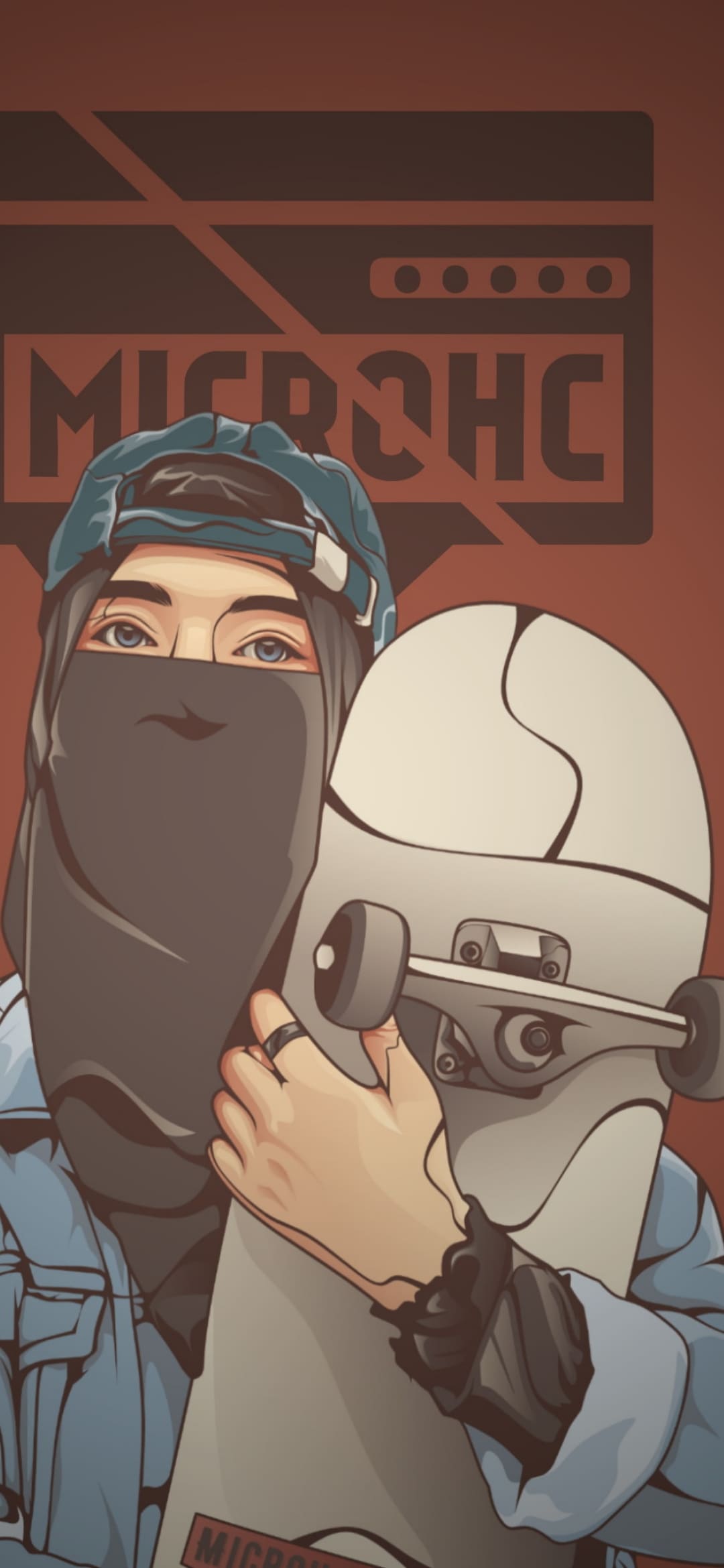 1080x2340 Skateboard Wallpaper