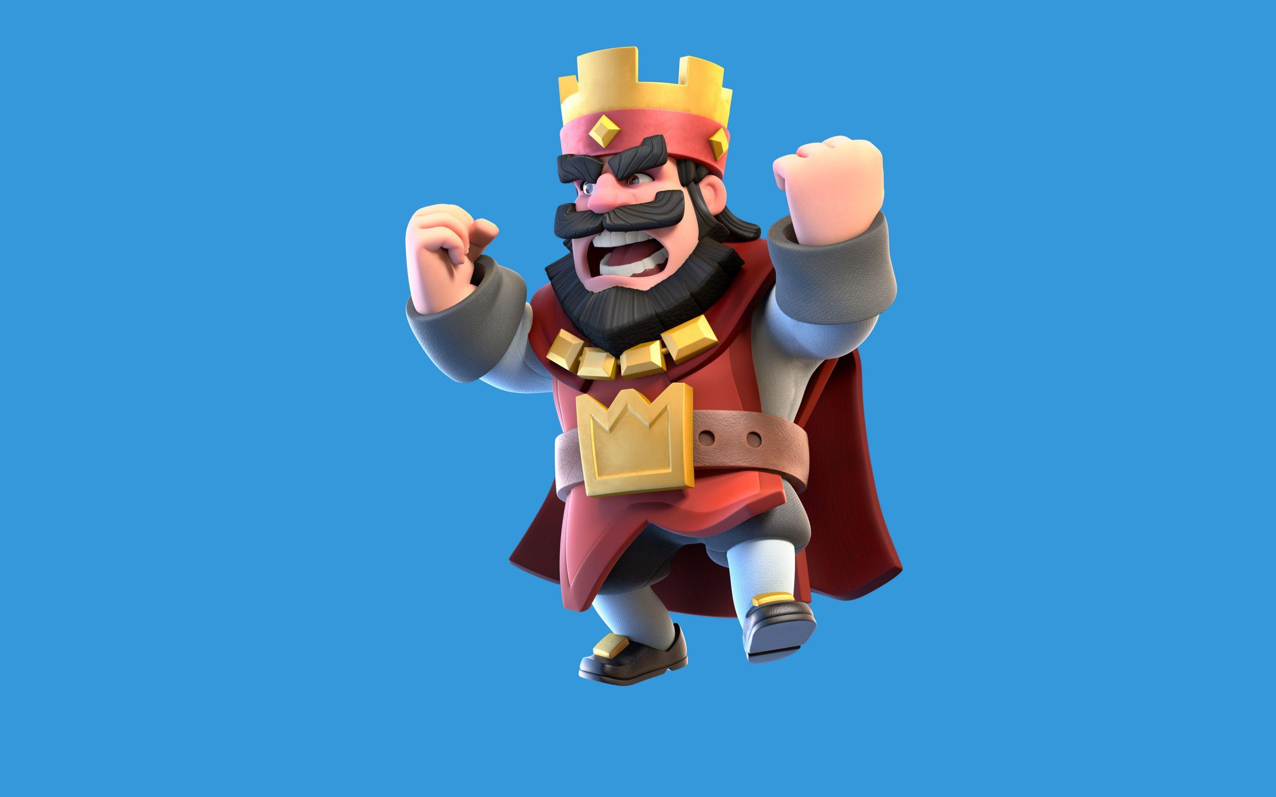 2560x1600 Desktop Wallpaper Angry King, Clash Royale, Mobile Game, HD Image, Picture, Background, 1f9e6e