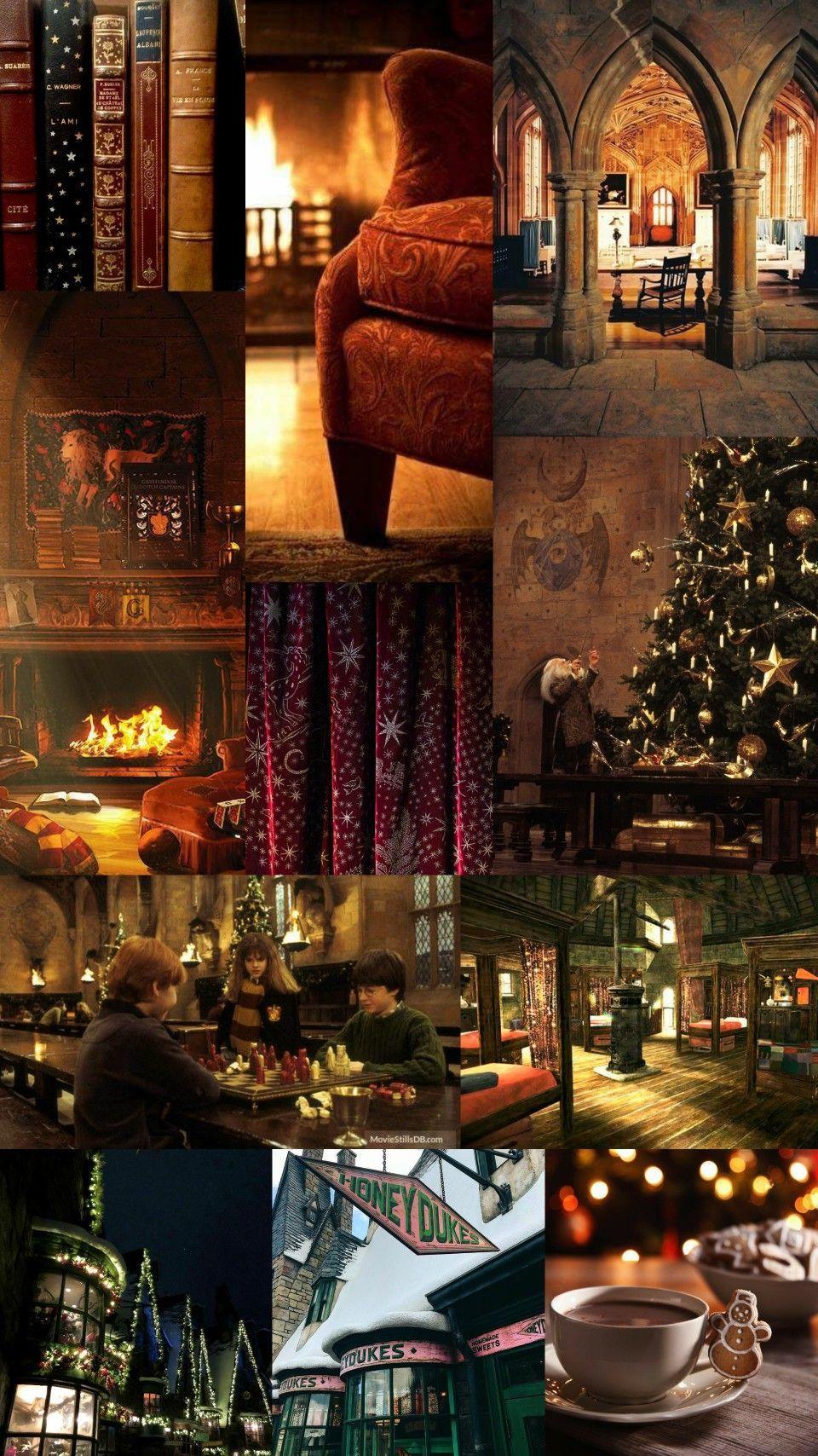 960x1708 Harry potter Christmas winter aesthetic. Harry potter wallpaper, Hogwarts christmas, Harry potter iphone wallpaper