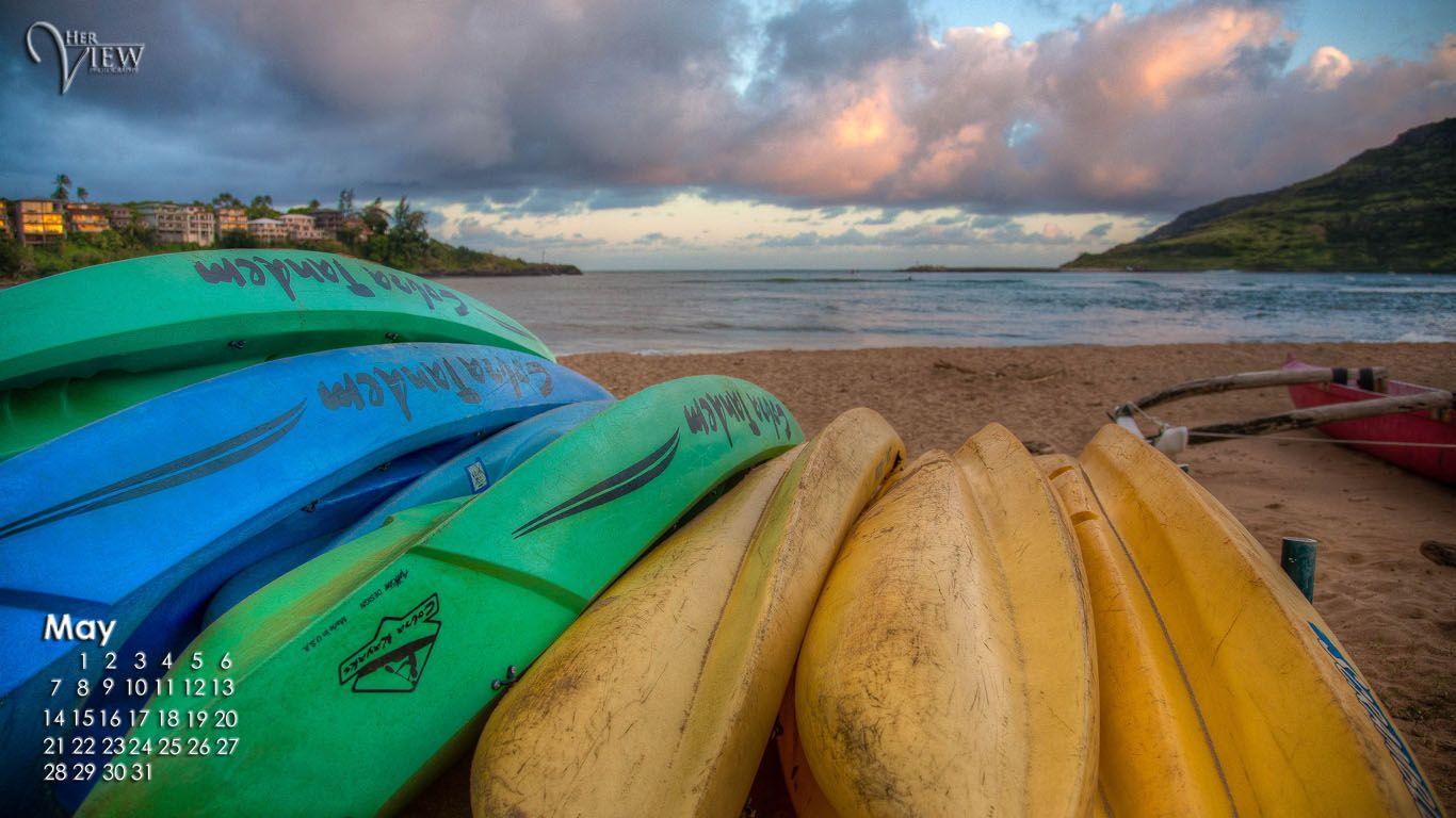 1366x768 Wallpaper May 2012 on Kauai, HI