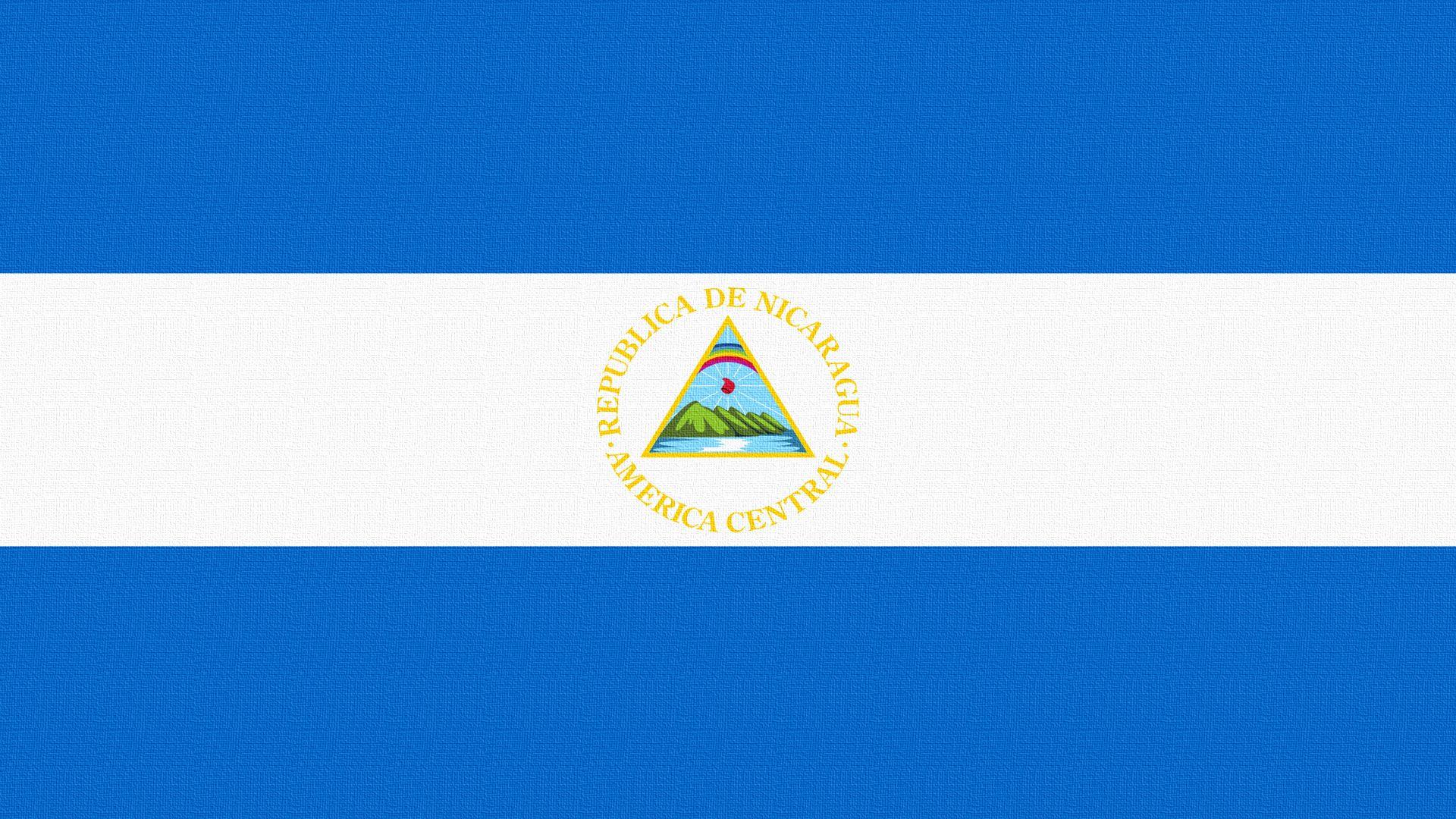 1920x1080 Nicaragua Flag, High Definition, High Quality, Widescreen