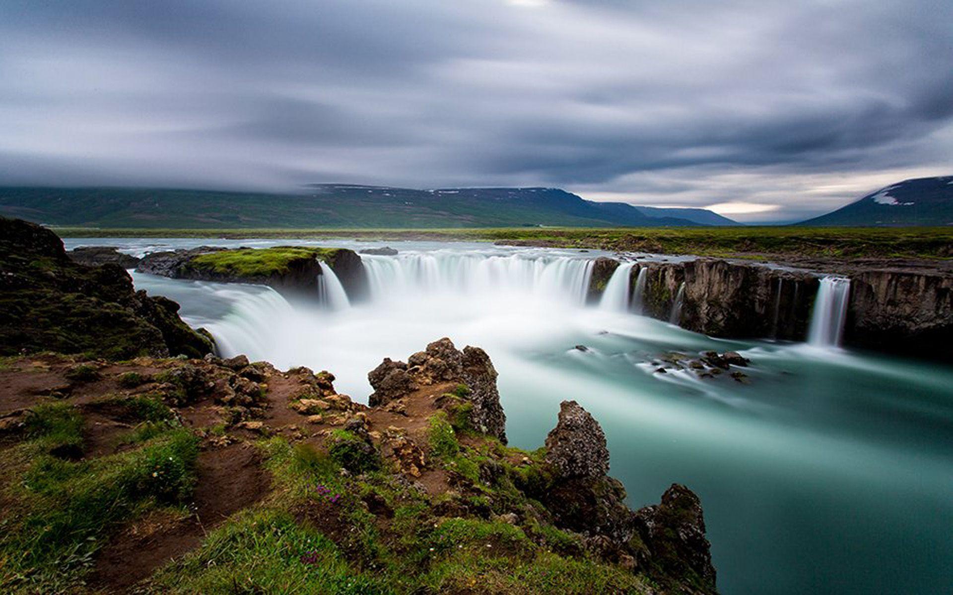 1920x1200 Goðafoss Falls Iceland Full HD Wallpaper 1920x1200 :