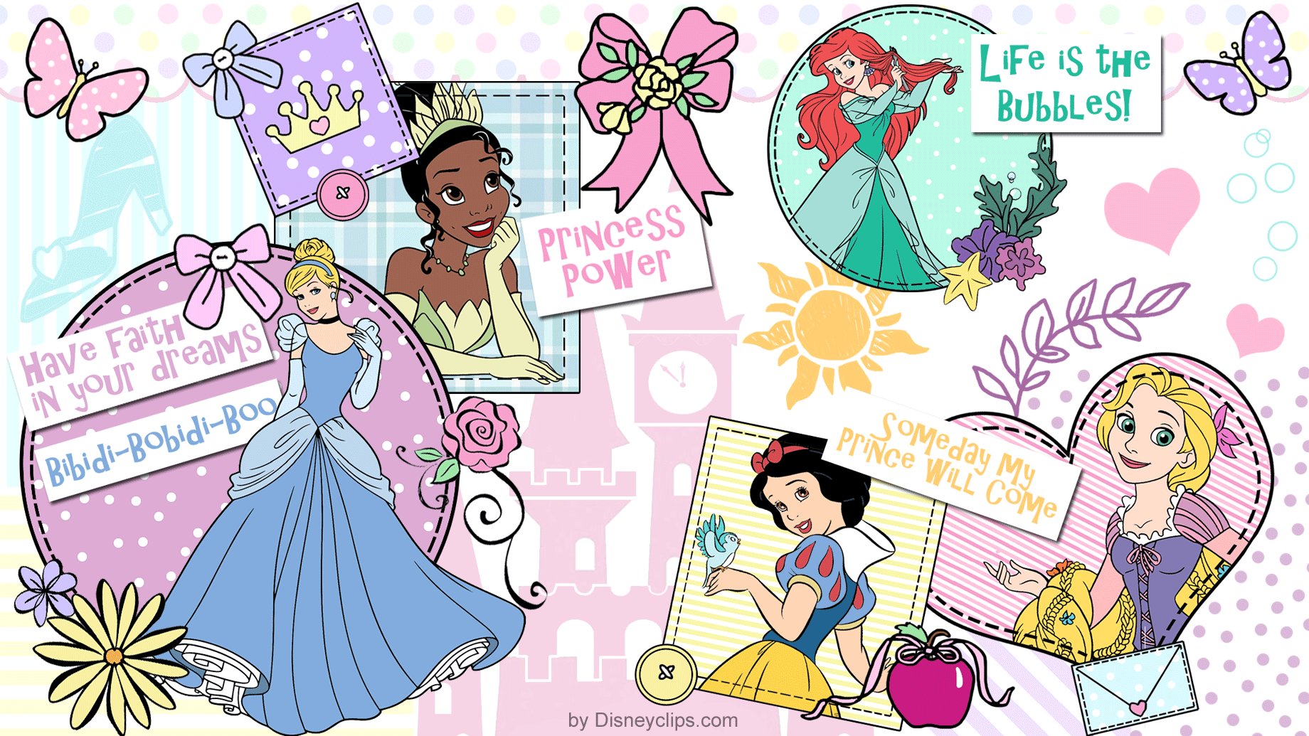 1840x1035 Disney Wallpaper Of Princess