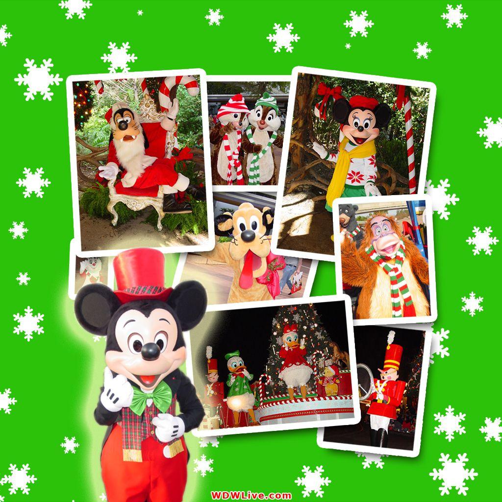 1024x1024 Disney Christmas Wallpaper for iPad