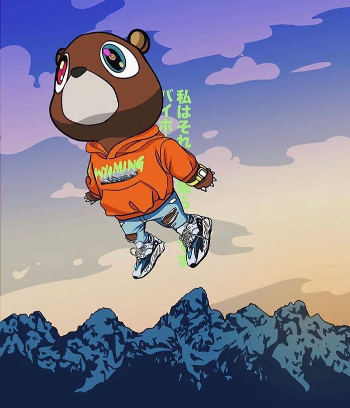 1125x1311 Dropout bears ideas. kanye west bear, kanye west wallpaper, album art