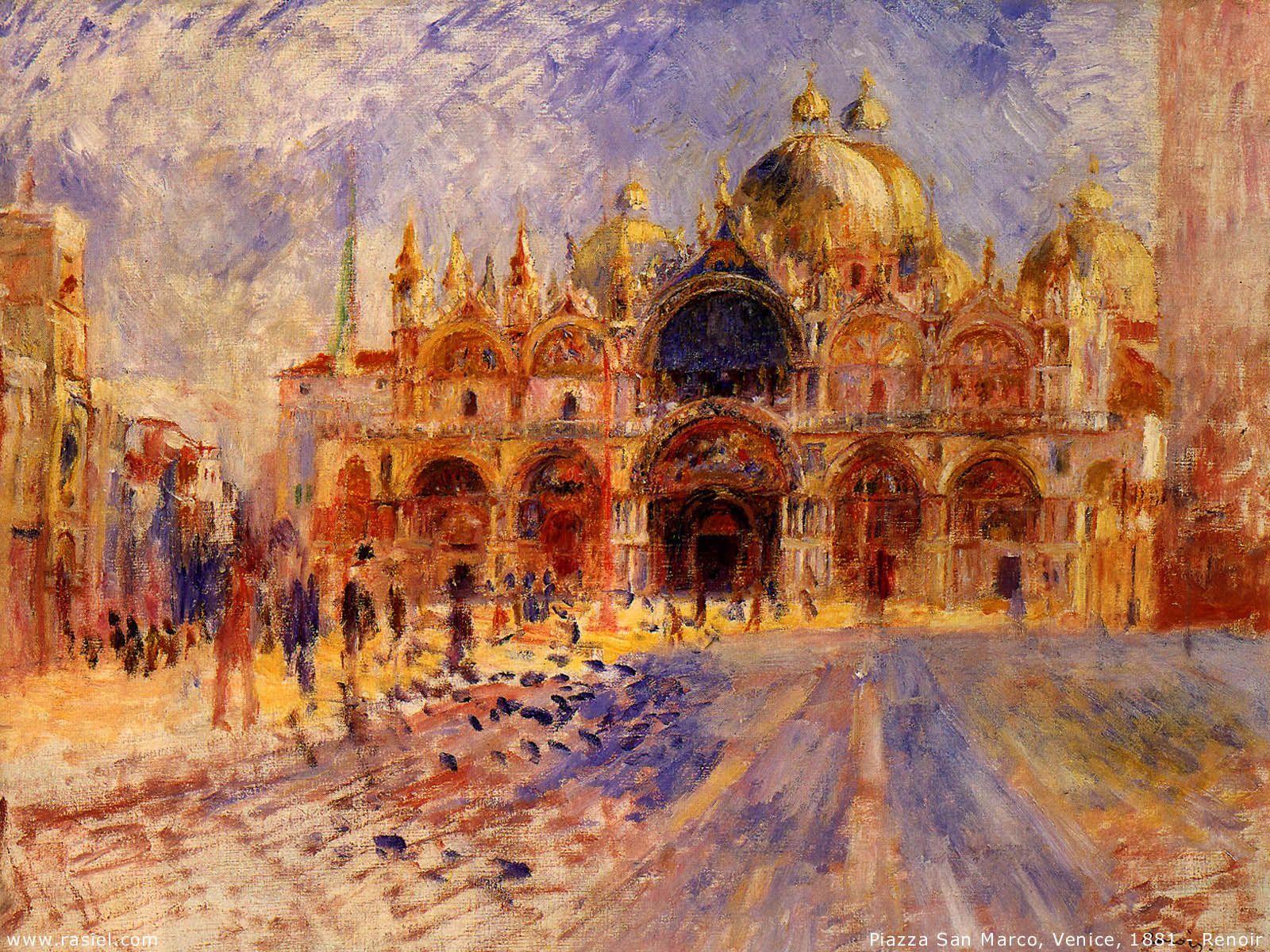 1600x1200 Bức tranh Mỹ thuật - Hình nền Pierre Auguste Renoir