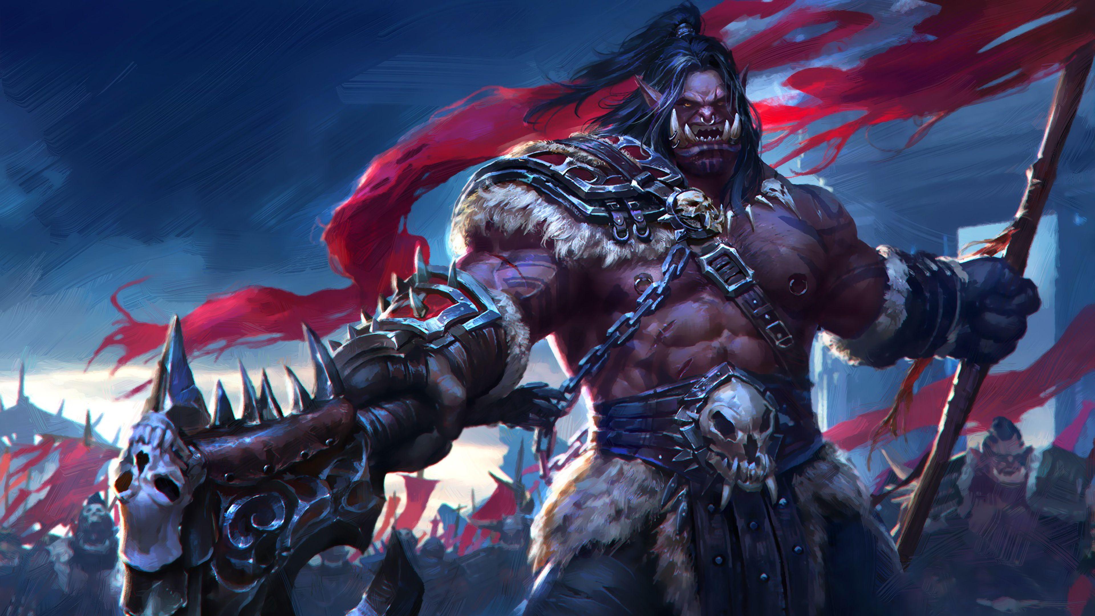 3840x2160 Grom Hellscream, WoW, Fantasy, 4K wallpaper