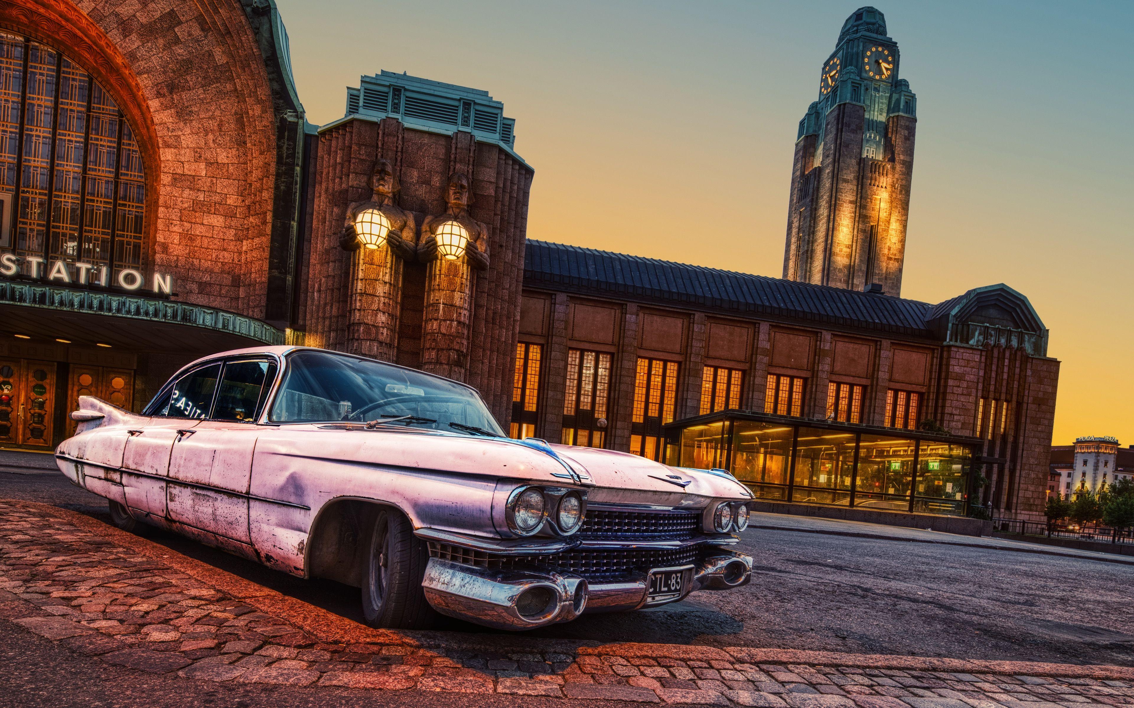 3840x2400 Download wallpaper Cadillac Eldorado, 4k, retro cars, 1959 cars, old cars, 1959 Cadillac Eldorado, Cadillac for desktop with resolution 3840x2400. High Quality HD picture wallpaper