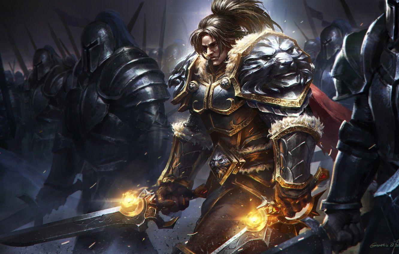 1332x850 Wallpaper Figure, Warrior, Army, WOW, Blizzard, Art, WarCraft, Concept Art, Characters, Varian, Varian Wrynn, Rinn, Game Art, Wrynn, World of WarCraft, Varian Wrynn image for desktop, section игры