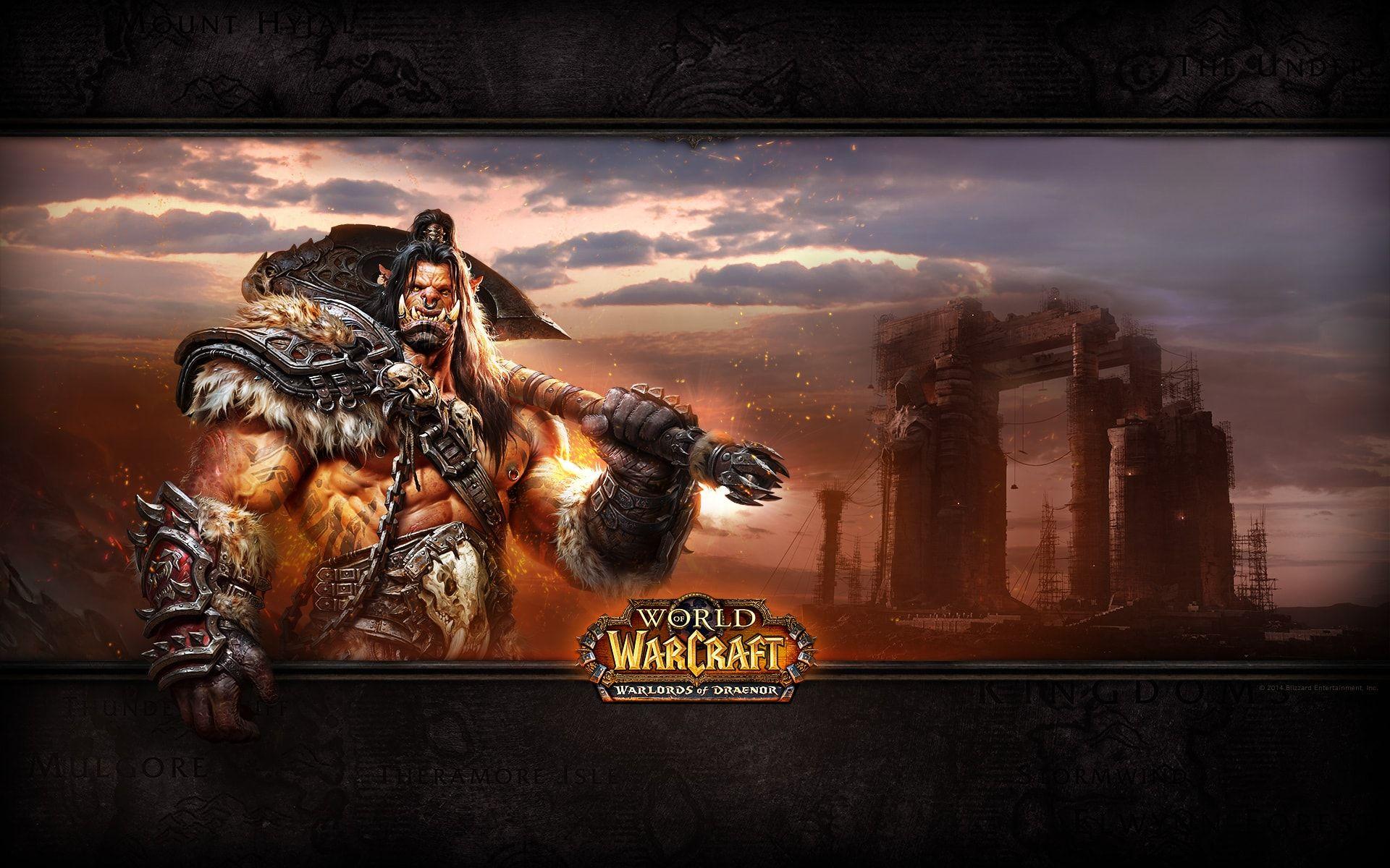 1920x1200 Grommash Hellscream Widescreen Wallpaper Of Warcraft Warlords Of Draenor Wallpaper HD