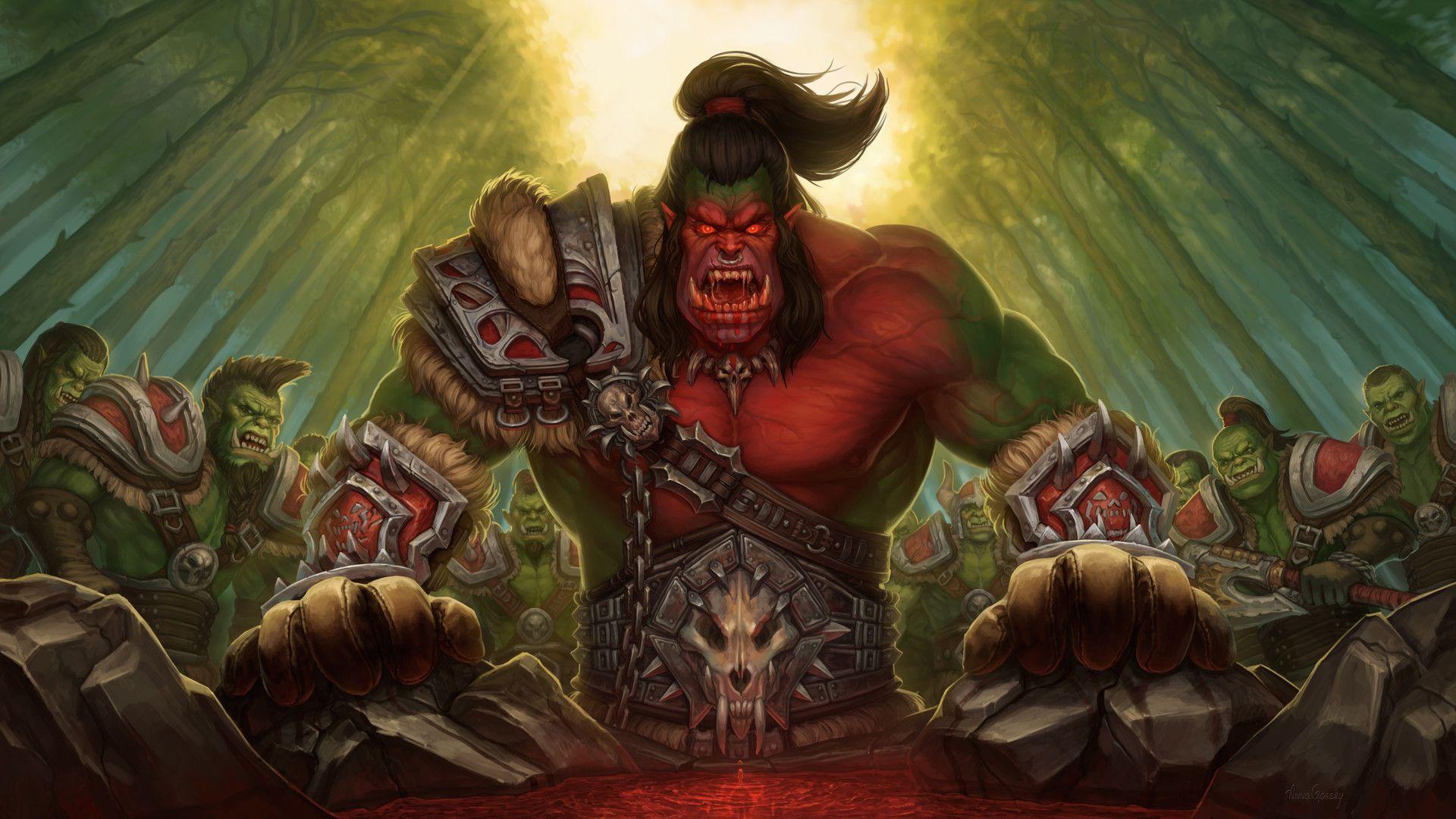 Grom Hellscream Wallpapers - Top Free Grom Hellscream Backgrounds ...