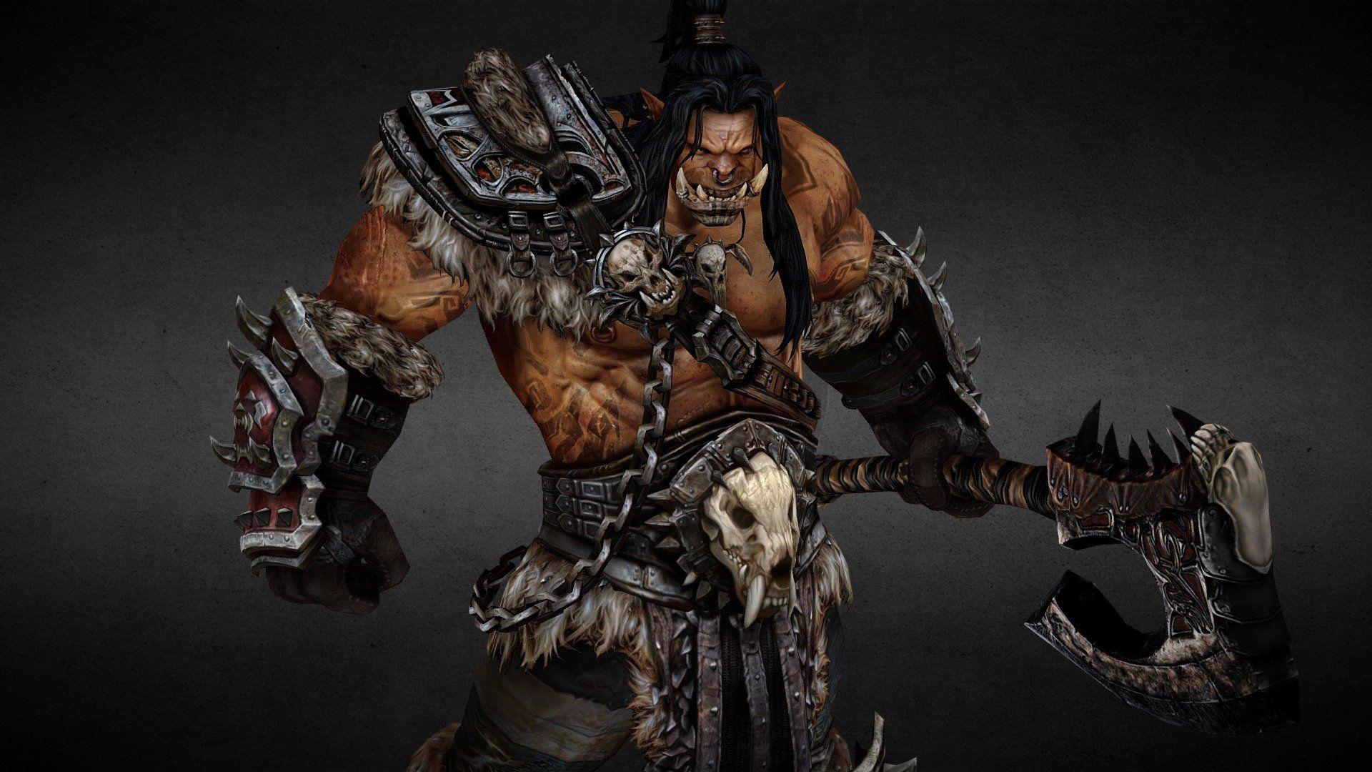 1920x1080 Grommash Hellscream model by goblin165cm [d739486]