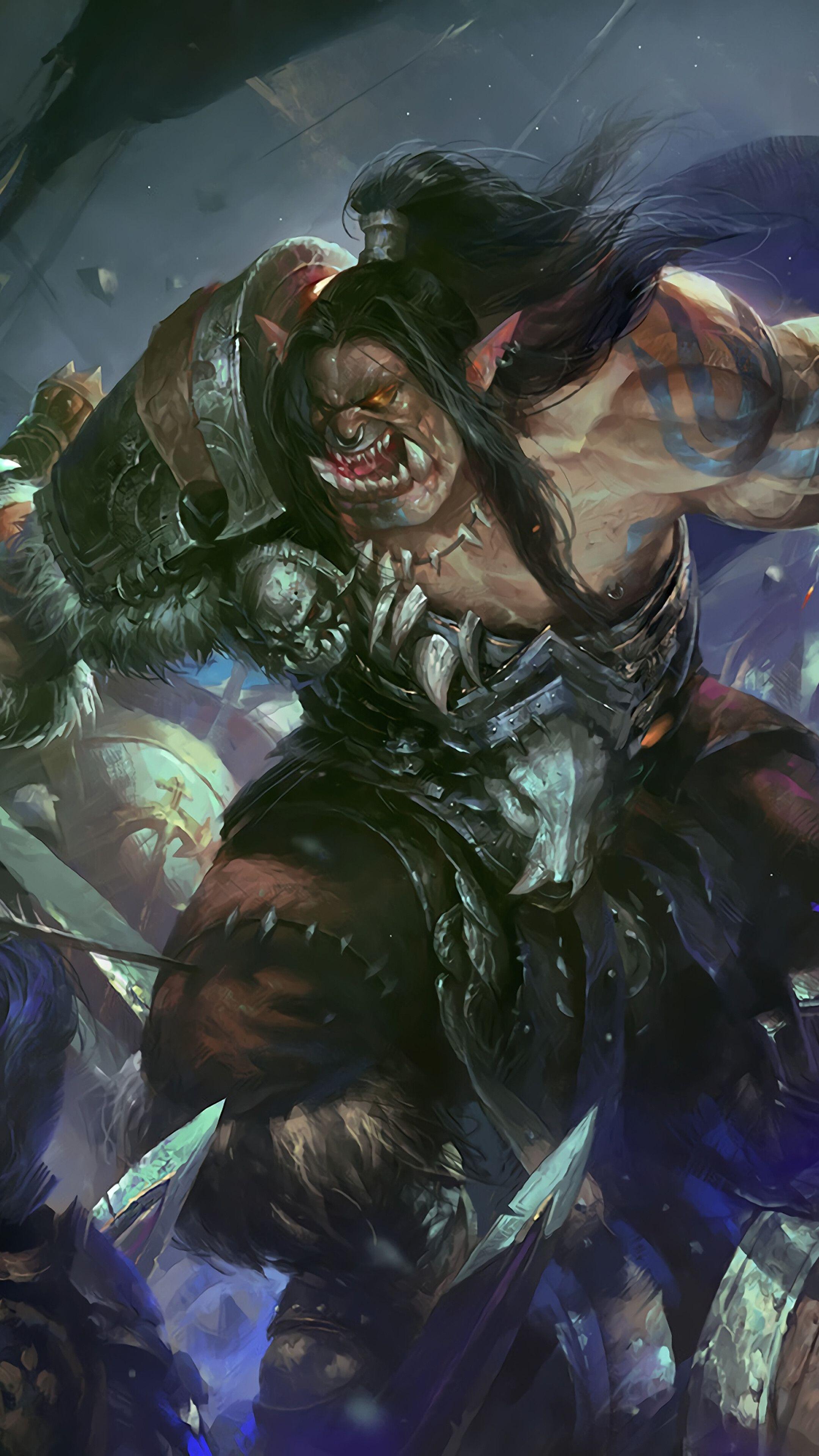 2160x3840 WoW Hellscream Battle Gear .