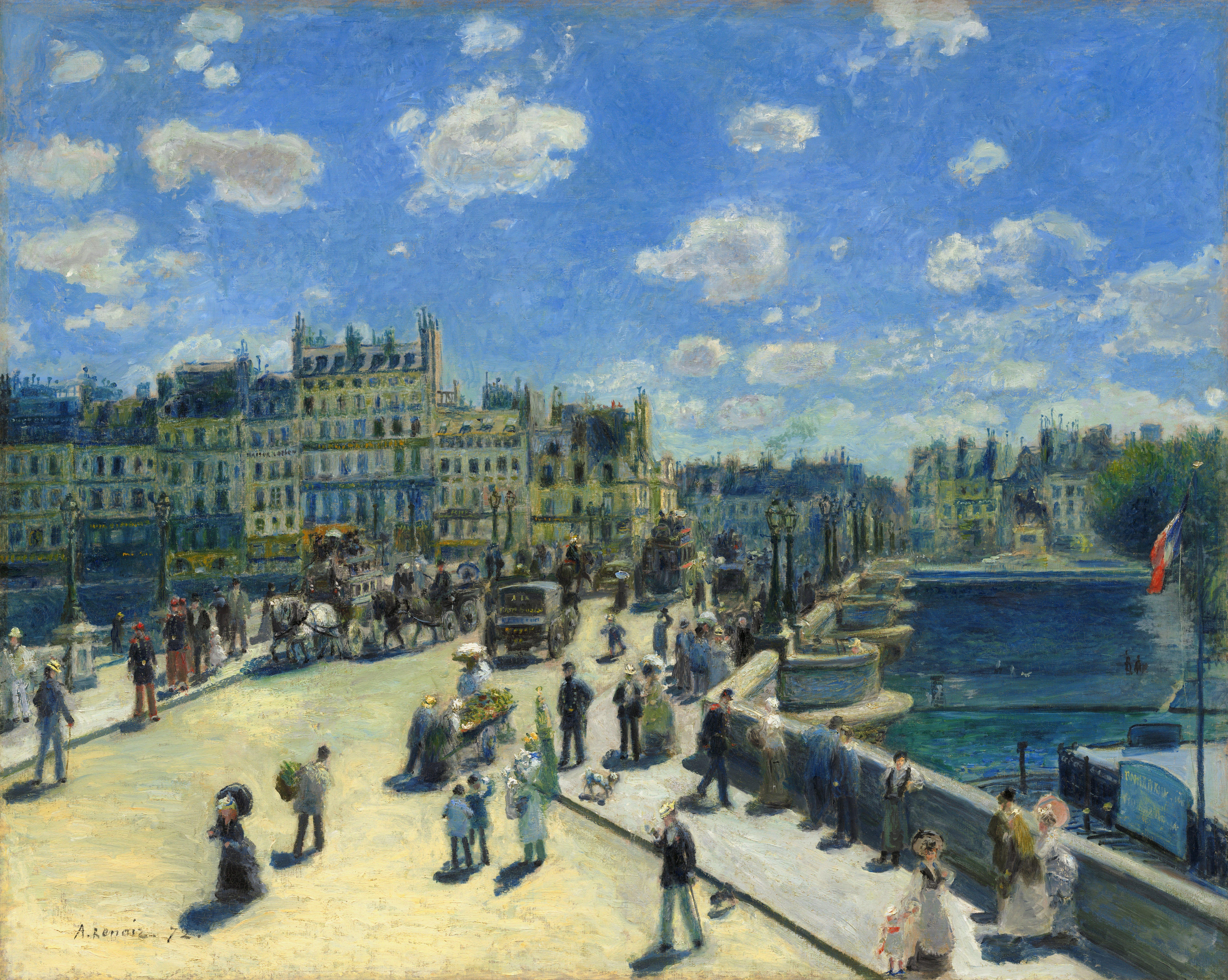 7659x6116 Auguste Renoir - Pont Neuf, Paris - Google Art
