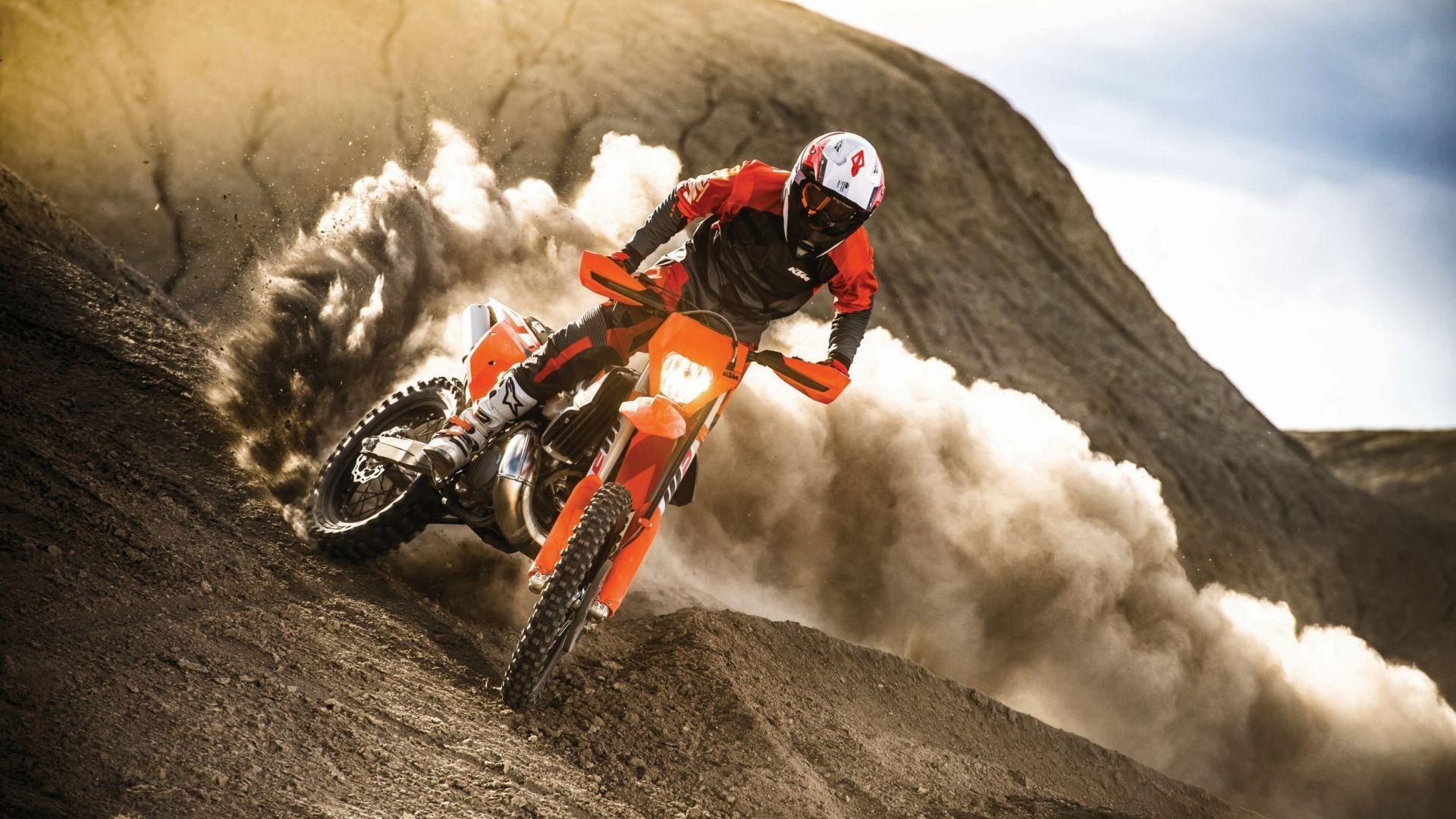 1920x1080 Motocross, dusk, bike, race wallpaper, HD image, picture, background, eec8b0