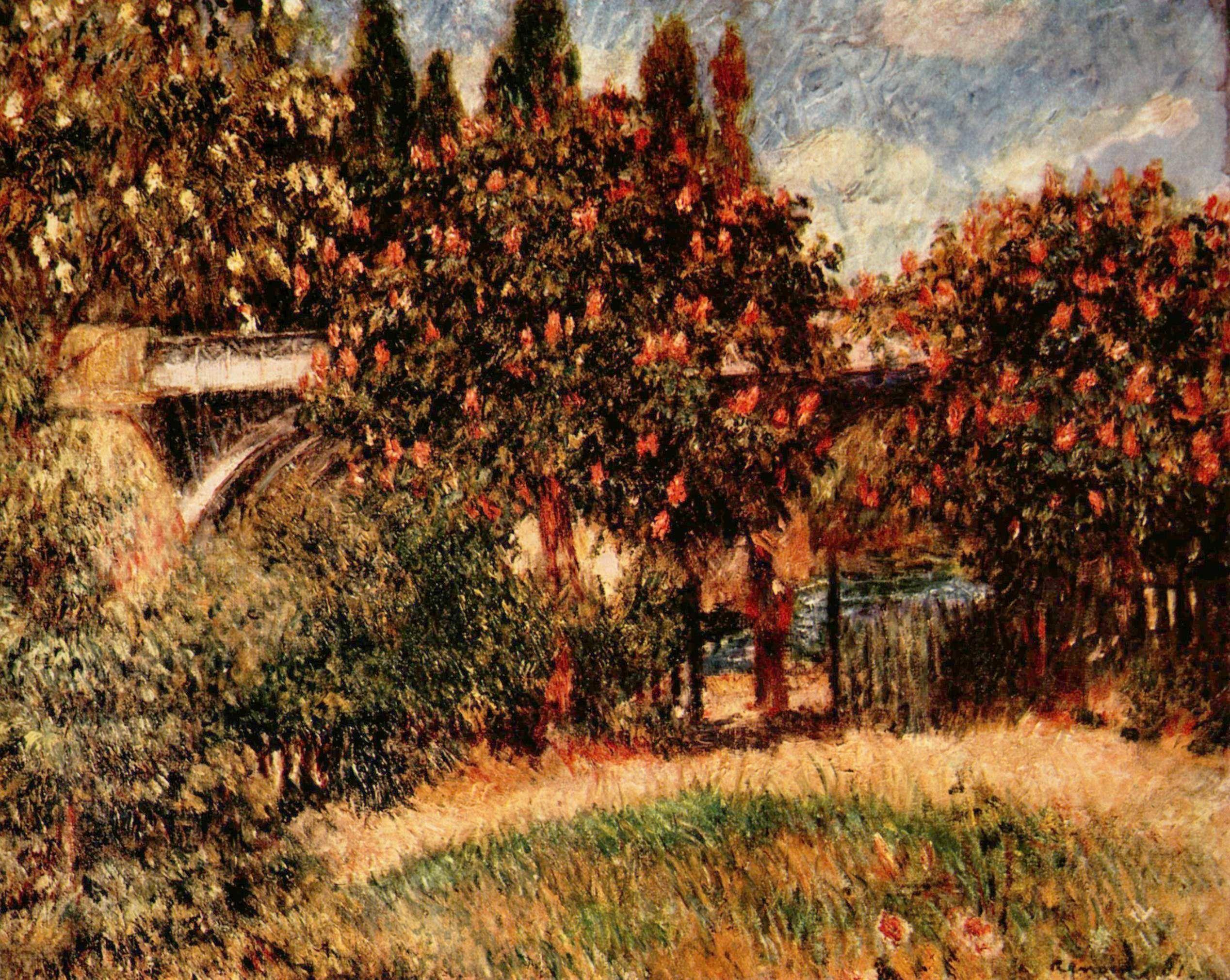 2536x2020 Tranh Renoir - Bên bờ biển. Renoir. Renoir