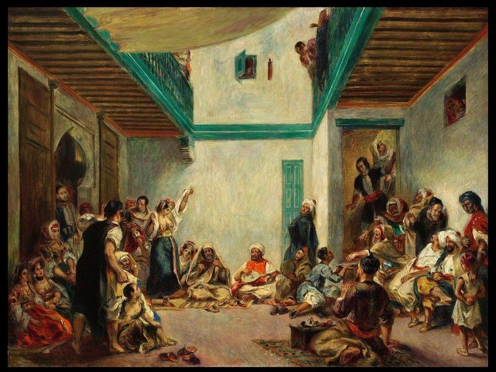 1024x768 Pierre Auguste Renoir. Sau đám cưới của người Do Thái ở Maroc