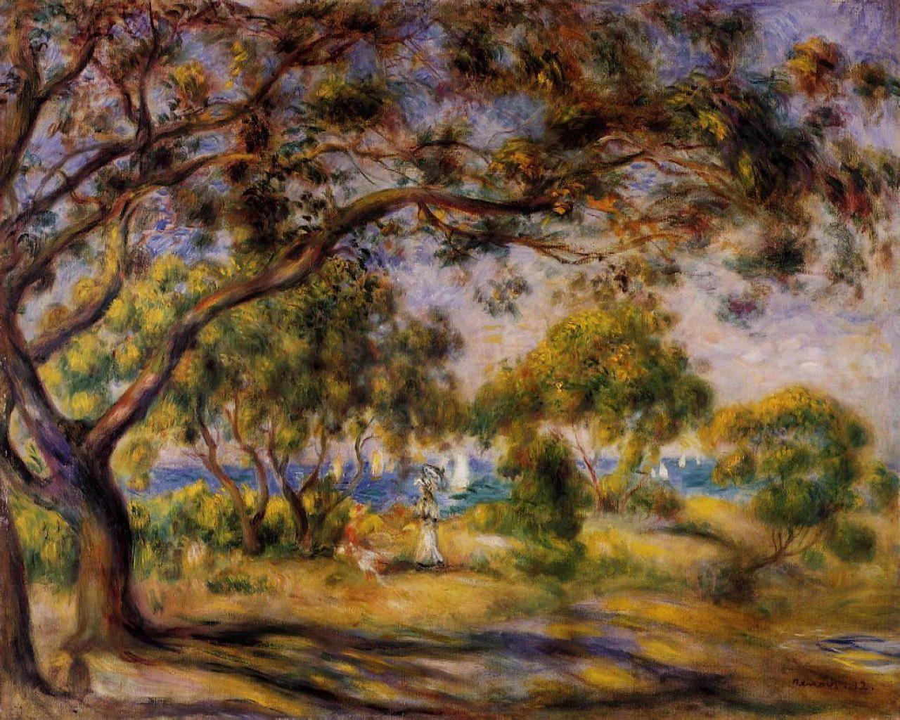1280x1024 Pierre Auguste Renoir. Họa sĩ trường phái ấn tượng. Phần 1. Tutt