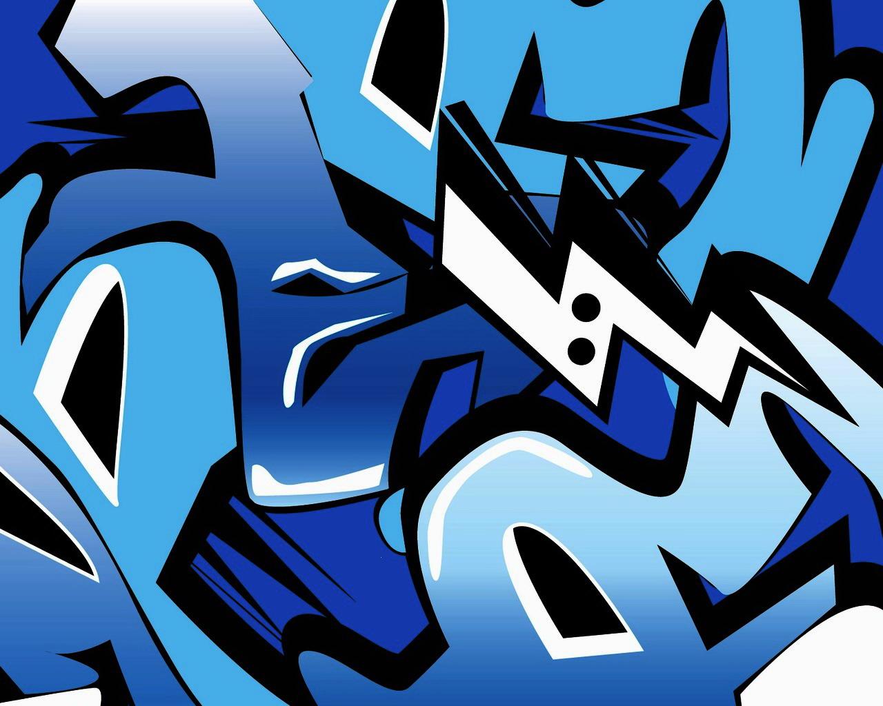 Blue Graffiti Wallpapers - Top Free Blue Graffiti Backgrounds -  WallpaperAccess
