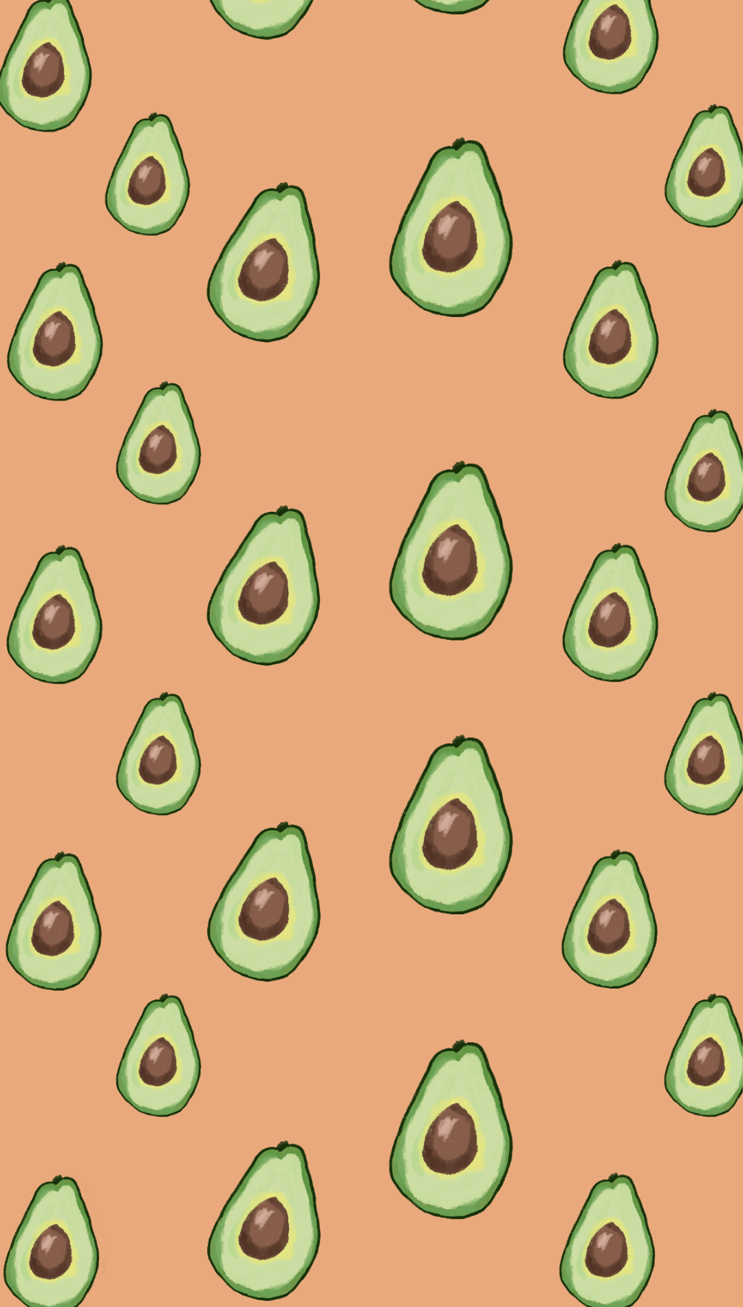 1080x1900 Avocado wallpaper. Wallpaper, iPhone wallpaper, Cute wallpaper
