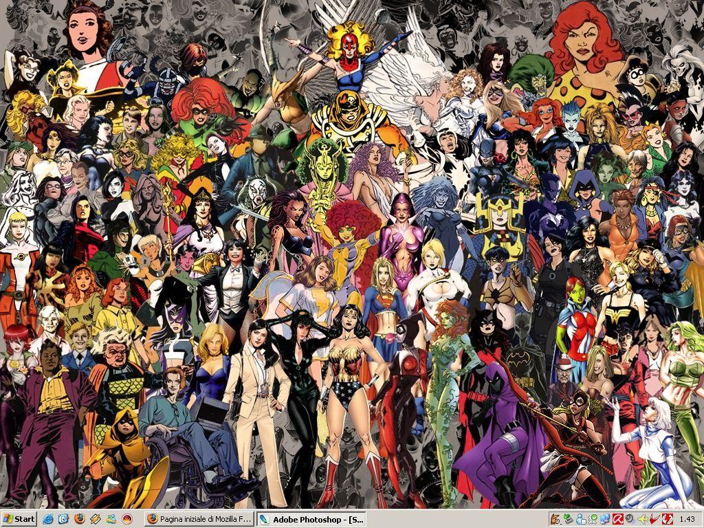 1024x768 Female DC Comics Characters. Marvel iphone wallpaper, Dc wallpaper, Marvel and dc wallpaper
