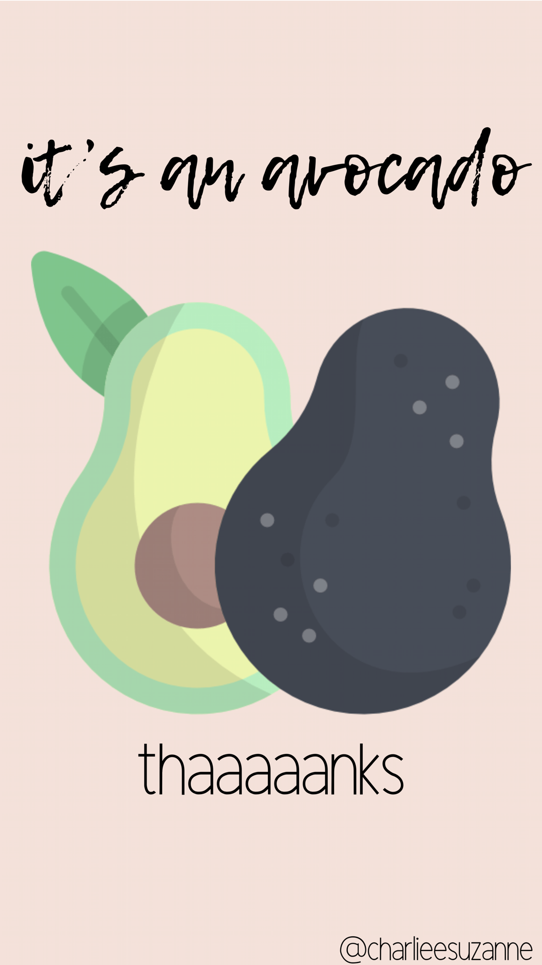1080x1920 Cute Avocado Wallpaper .