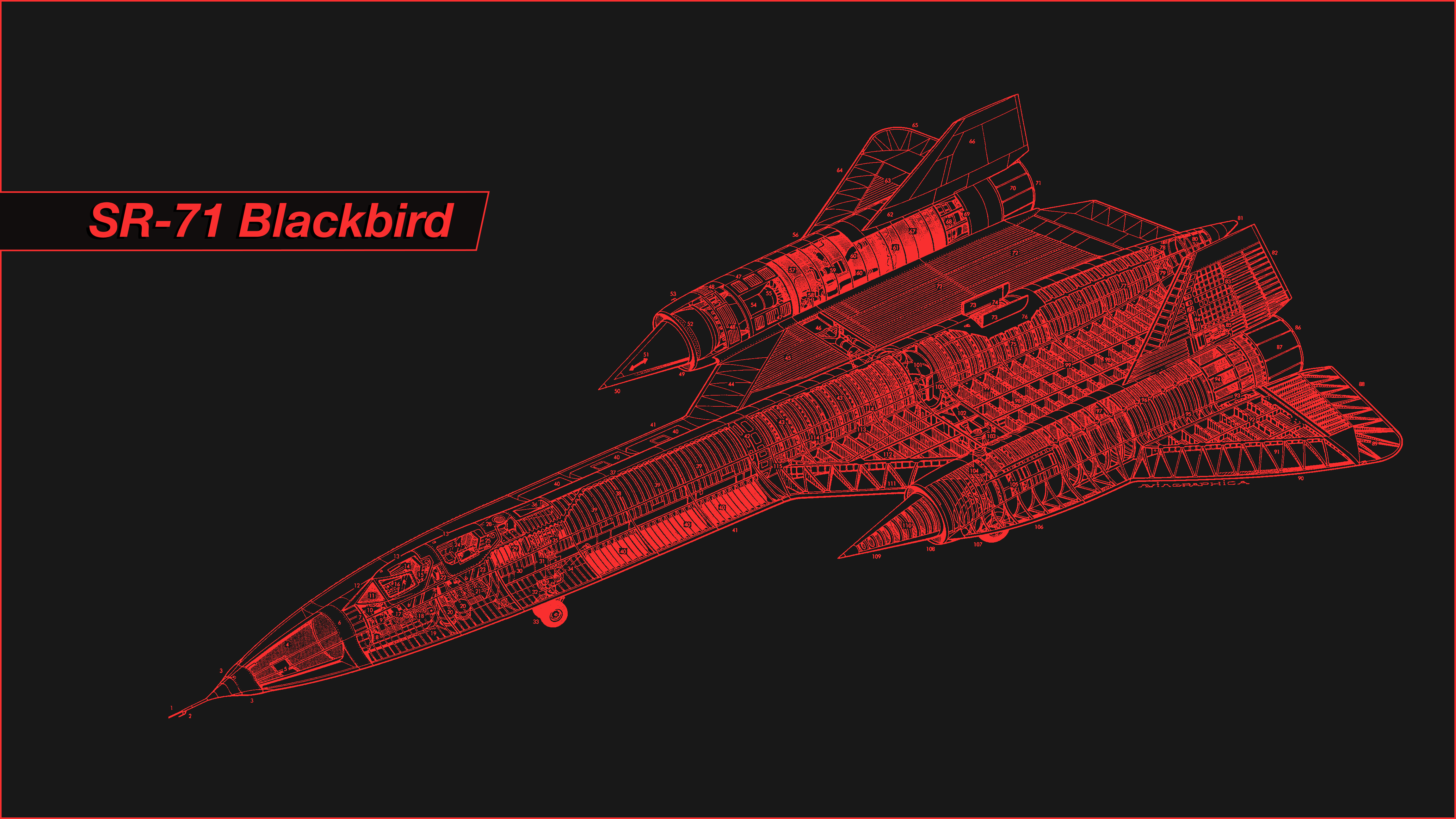 4604x2590 Lockheed SR 71 Blackbird Blueprints Minimalism Simple Background Red Engineering Black Background Wallpaper:4604x2590