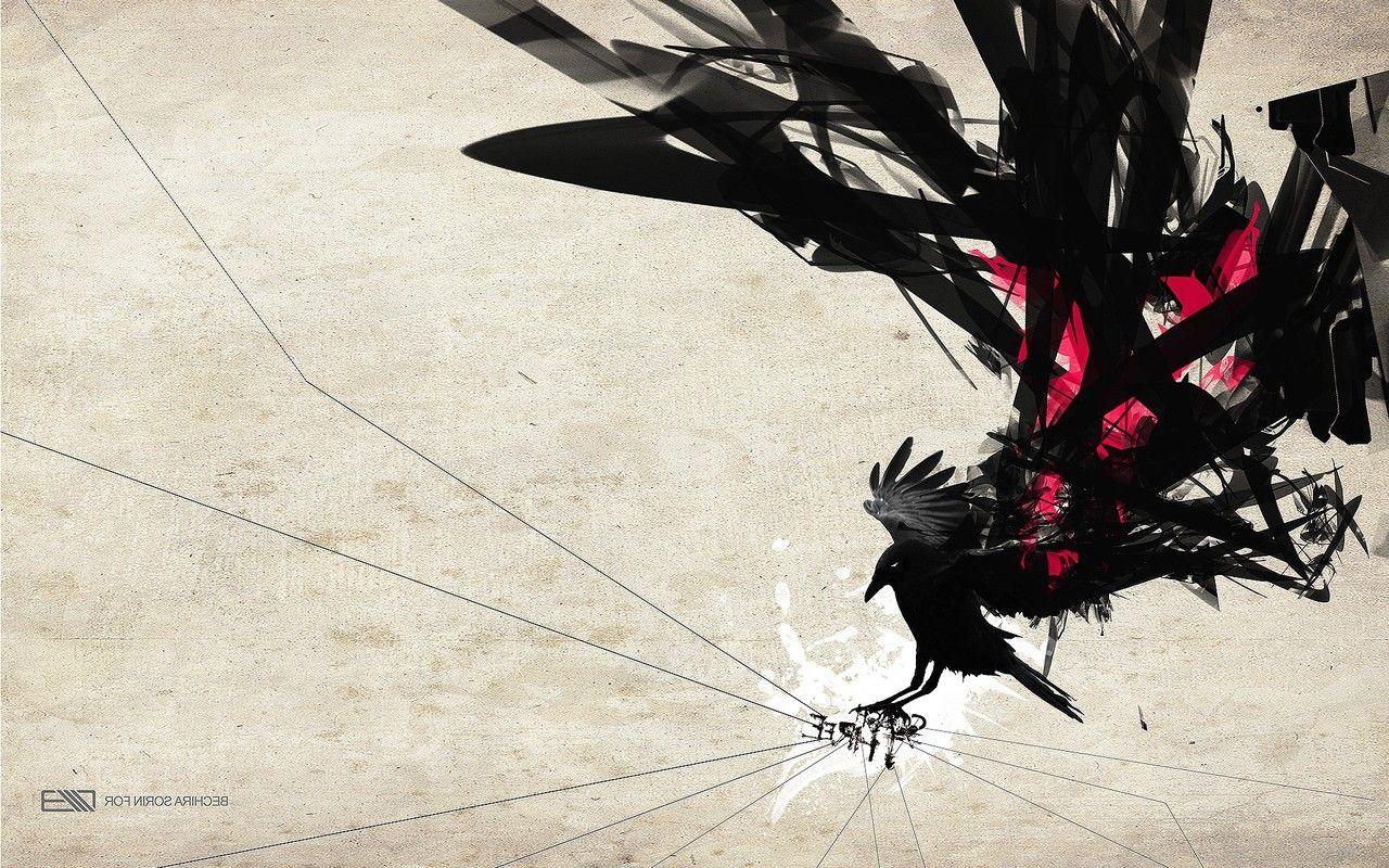 1280x800 Raven Wallpaper