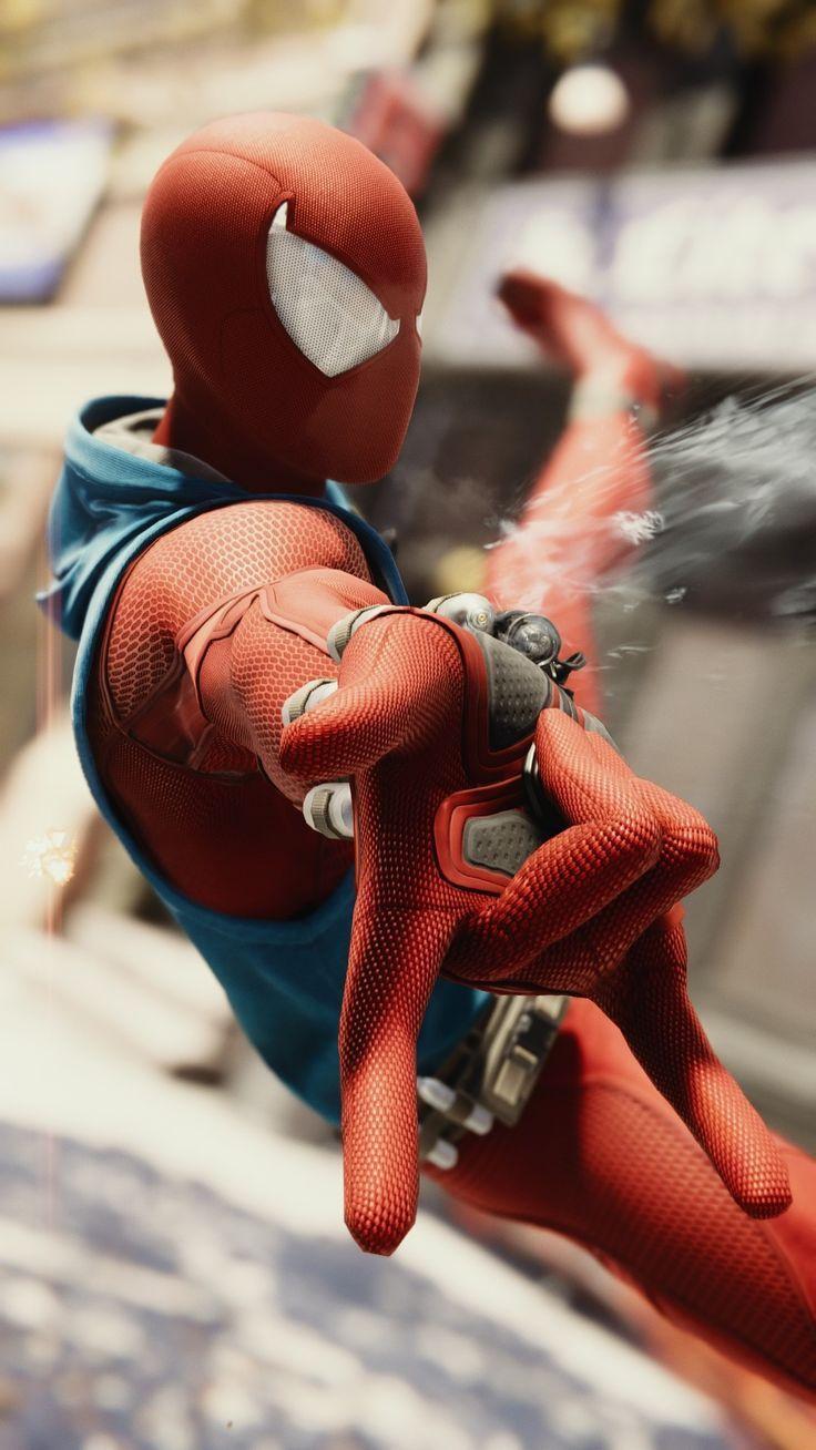 scarlet spiderman wallpaper